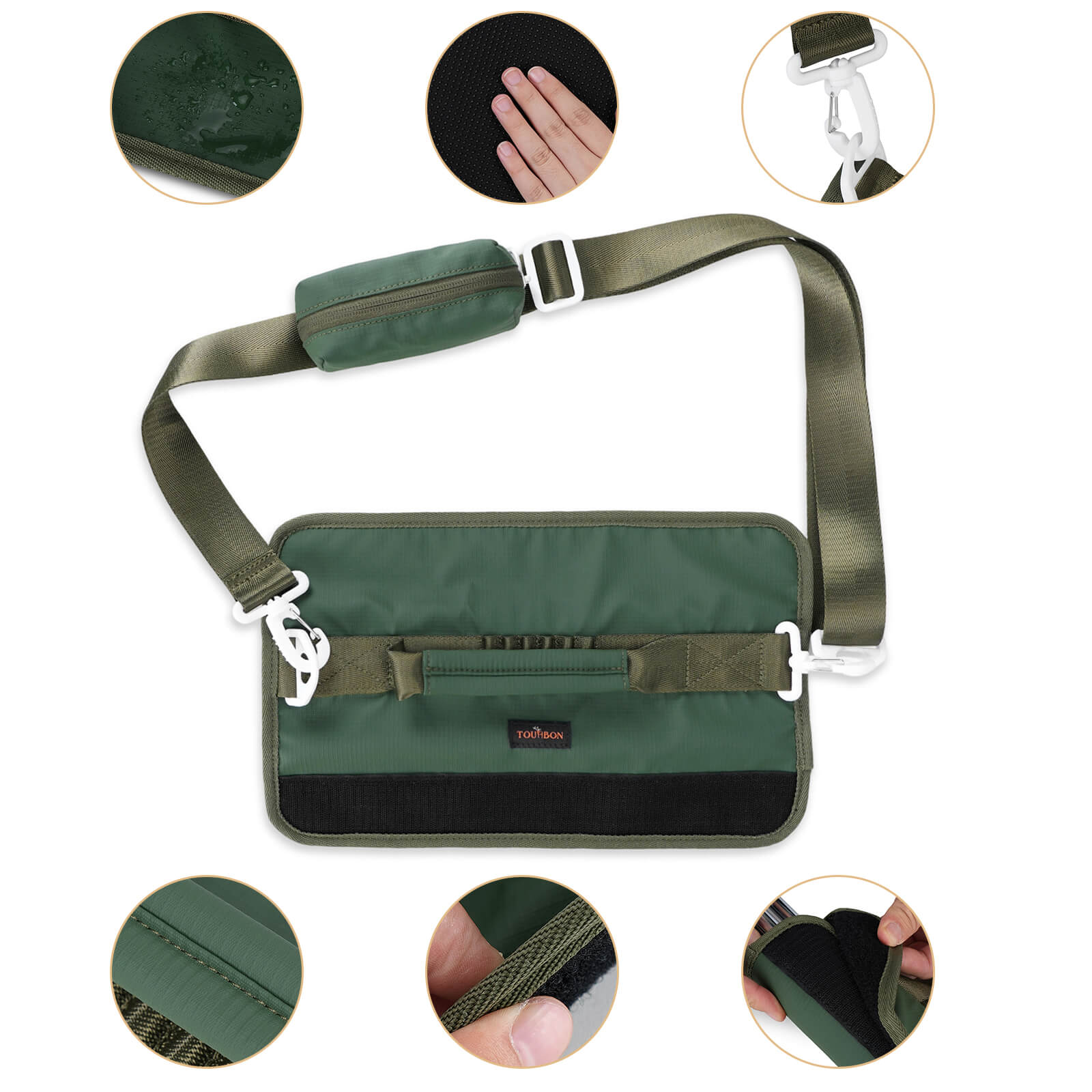 TOURBON Lightweight Golf Club Carrier Bag