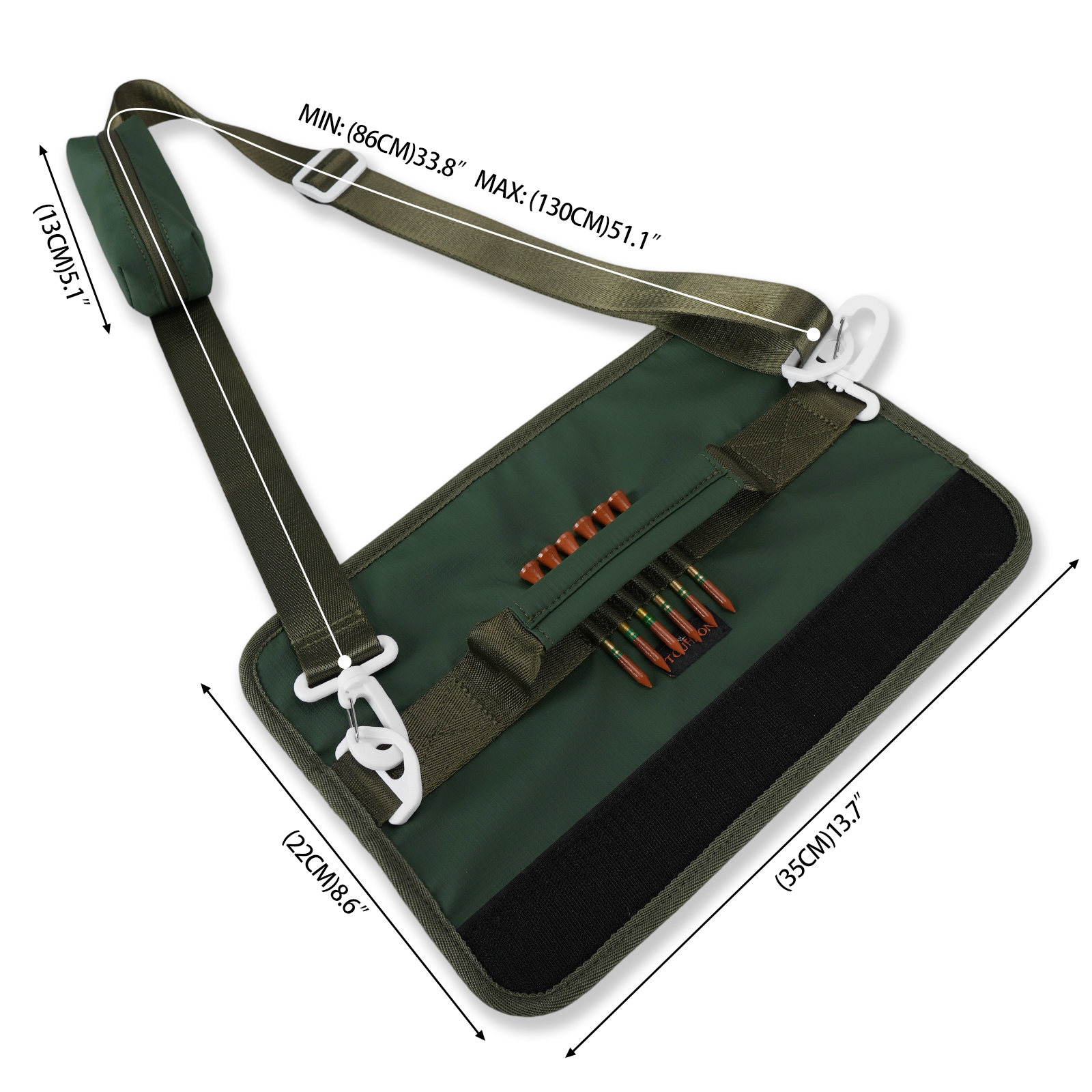 TOURBON Lightweight Golf Club Carrier Bag