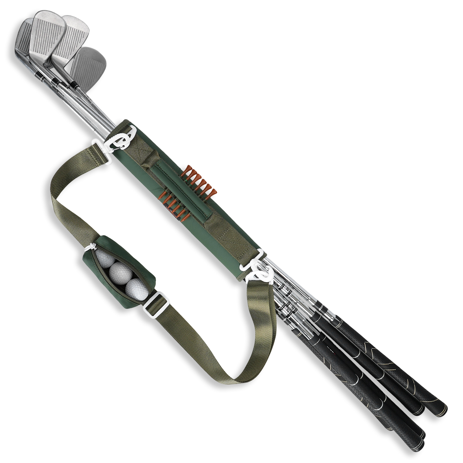 TOURBON Lightweight Golf Club Carrier Bag