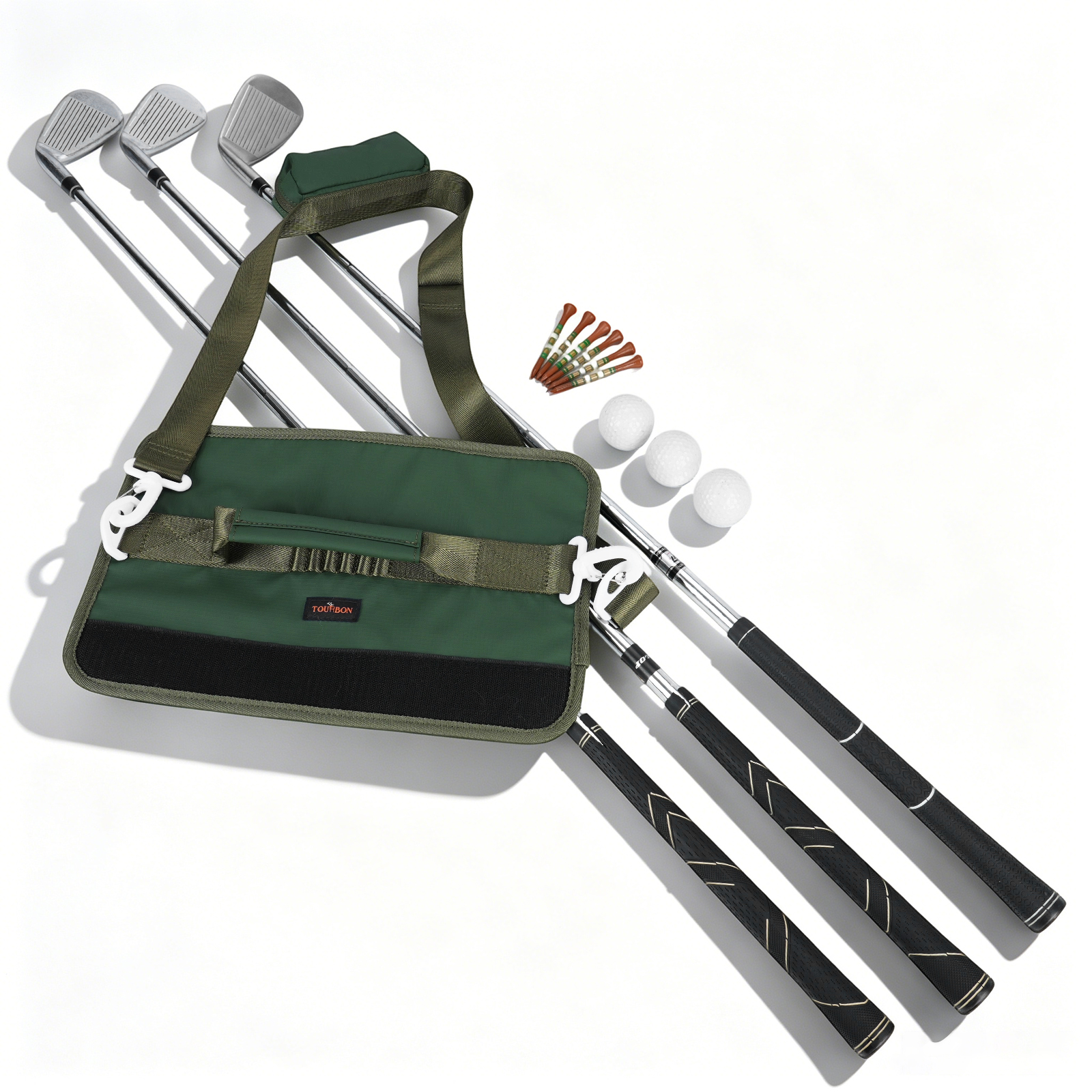 TOURBON Lightweight Golf Club Carrier Bag