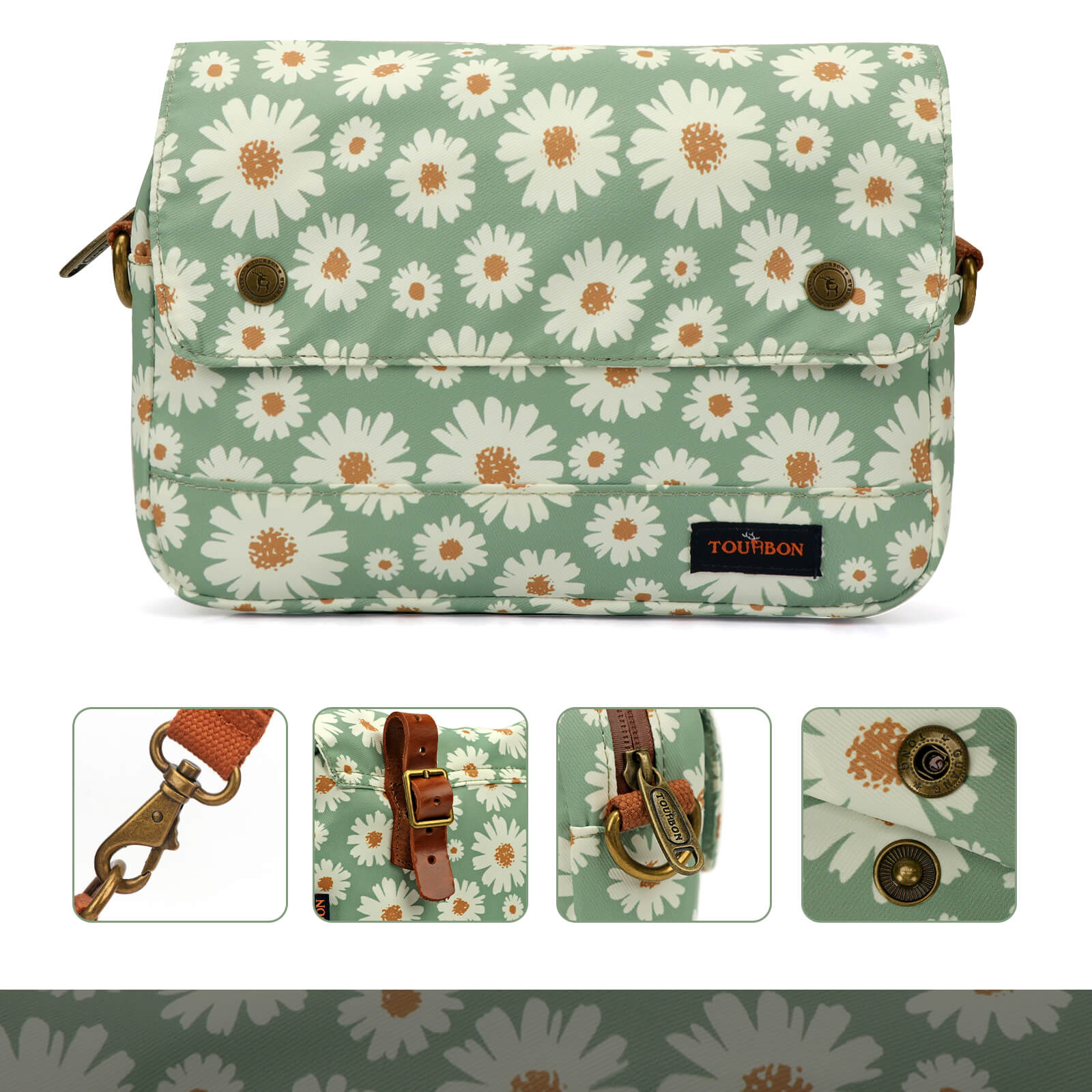 Tourbon Front Handlebar Bike Bag Cycling Frame Pouch