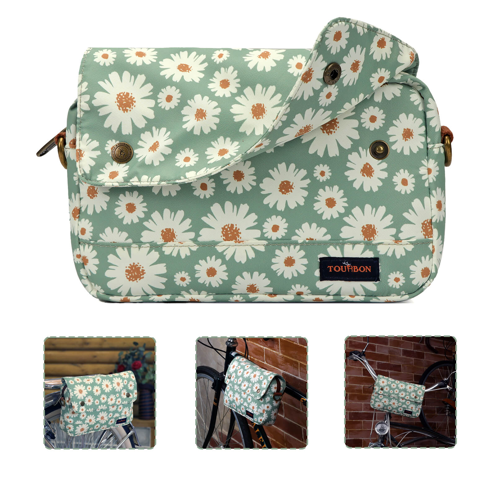 Tourbon Front Handlebar Bike Bag Cycling Frame Pouch