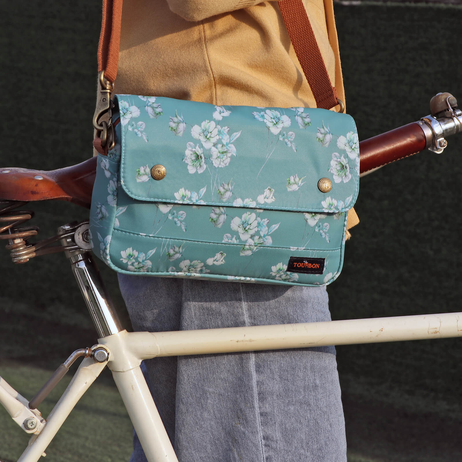 Tourbon Front Handlebar Bike Bag Cycling Frame Pouch