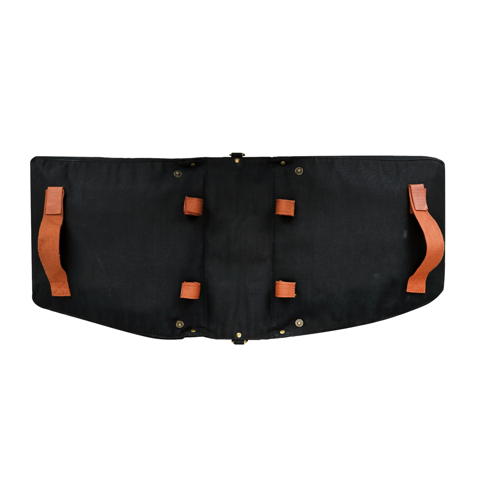 TOURBON Canvas Cycling Bicycle Bike Pannier Rear Seat Bag