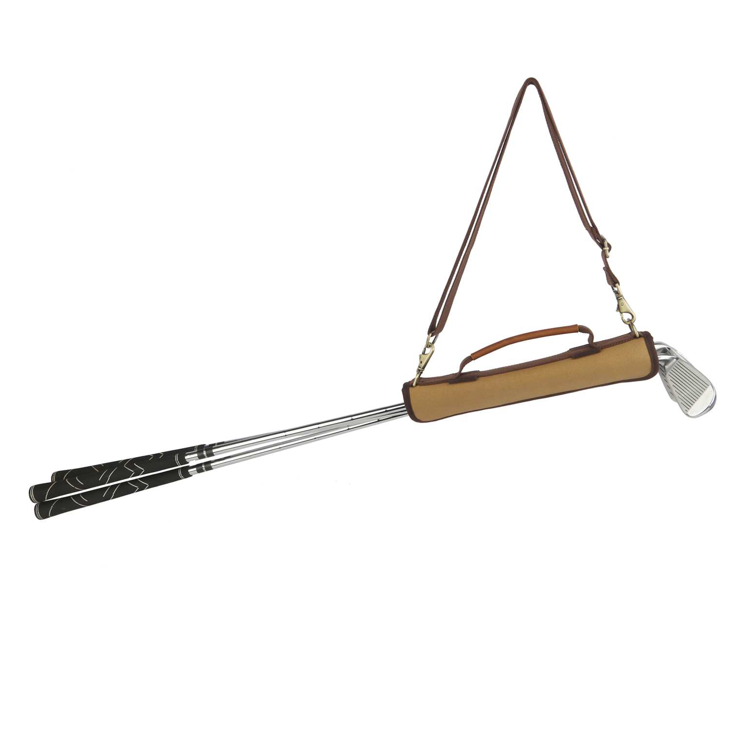 TOURBON Lightweight Canvas Golf Club Carrier Sleeves Bag