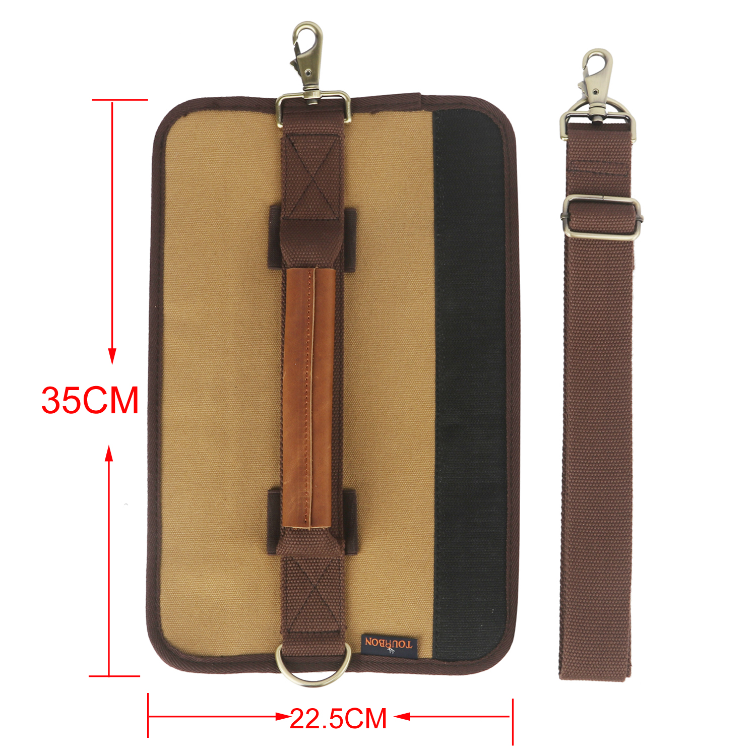 TOURBON Lightweight Canvas Golf Club Carrier Sleeves Bag