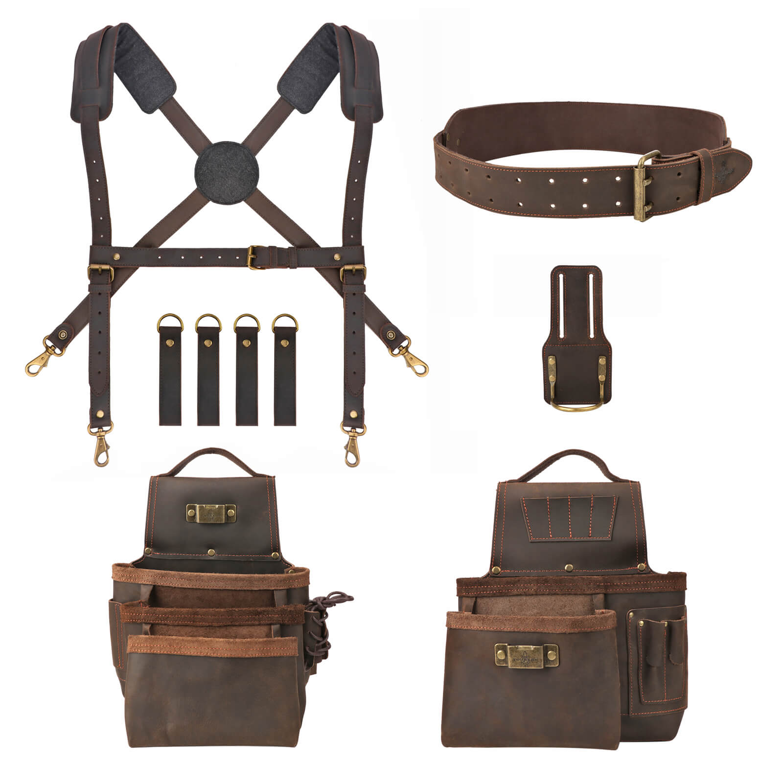 carpenter tool belt with suspenders