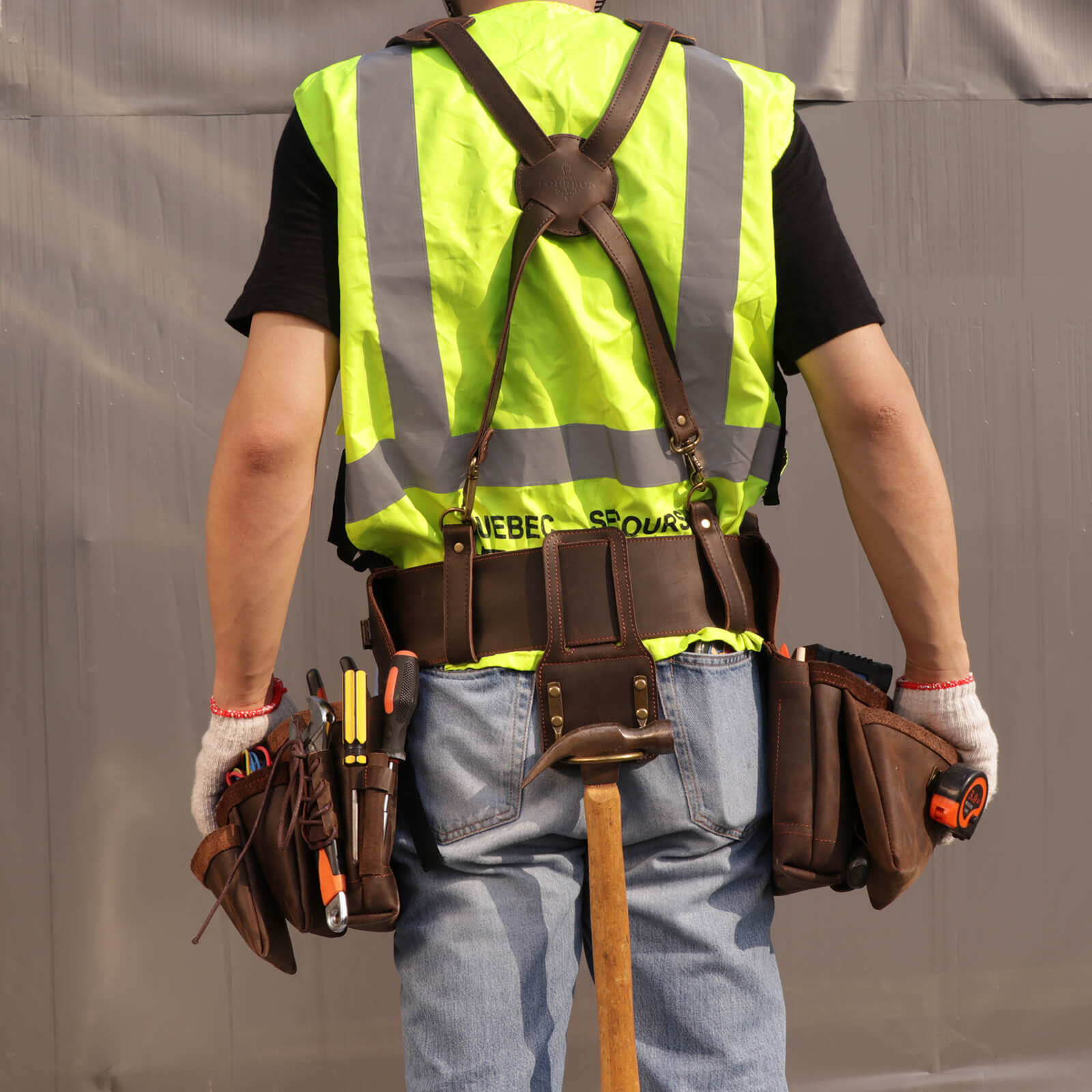 framers tool belt with suspenders
