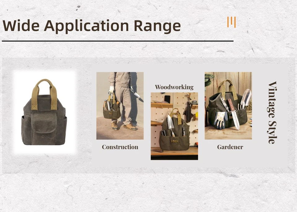 Gardening Tools Storage Tote Bag