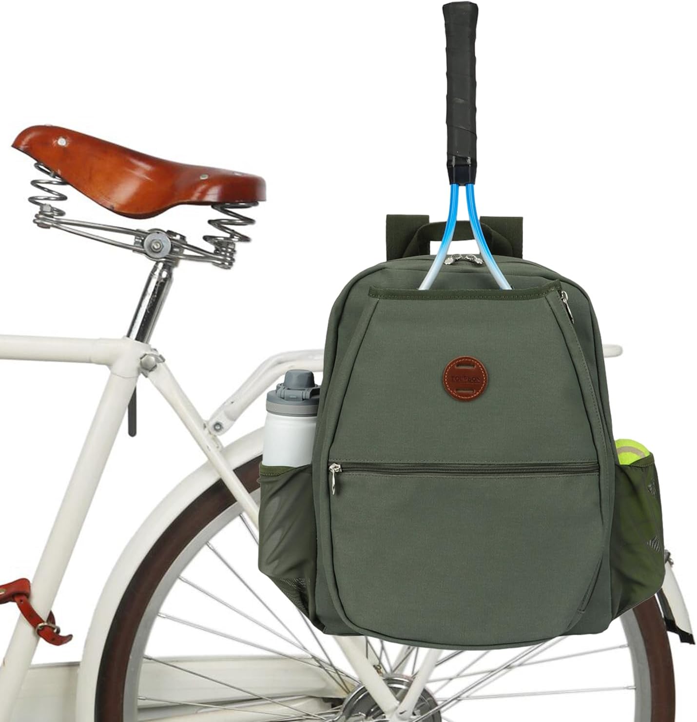 TOURBON Tennis Backpack Clip-on Bike Pannier Rear Rack