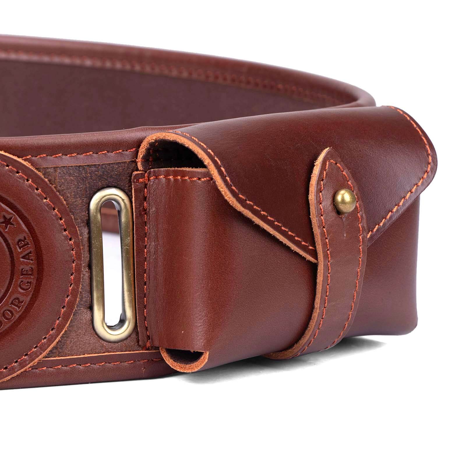 TOURBON PU Leather Hunting Shooting Bandolier for 410,308, 30-30, 30-06, 270, 300