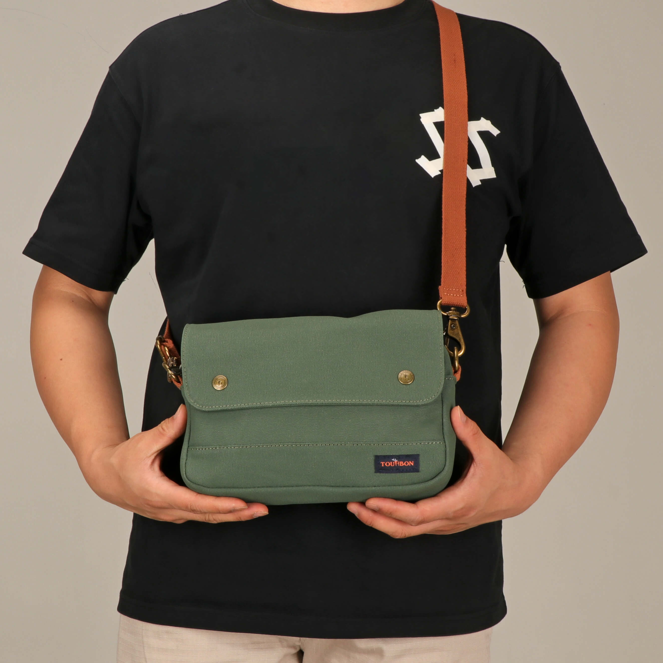売れ筋ランキングも TOURBON Bag Handlebar Bicycle Canvas Waxed Bag Bike アクセサリー
