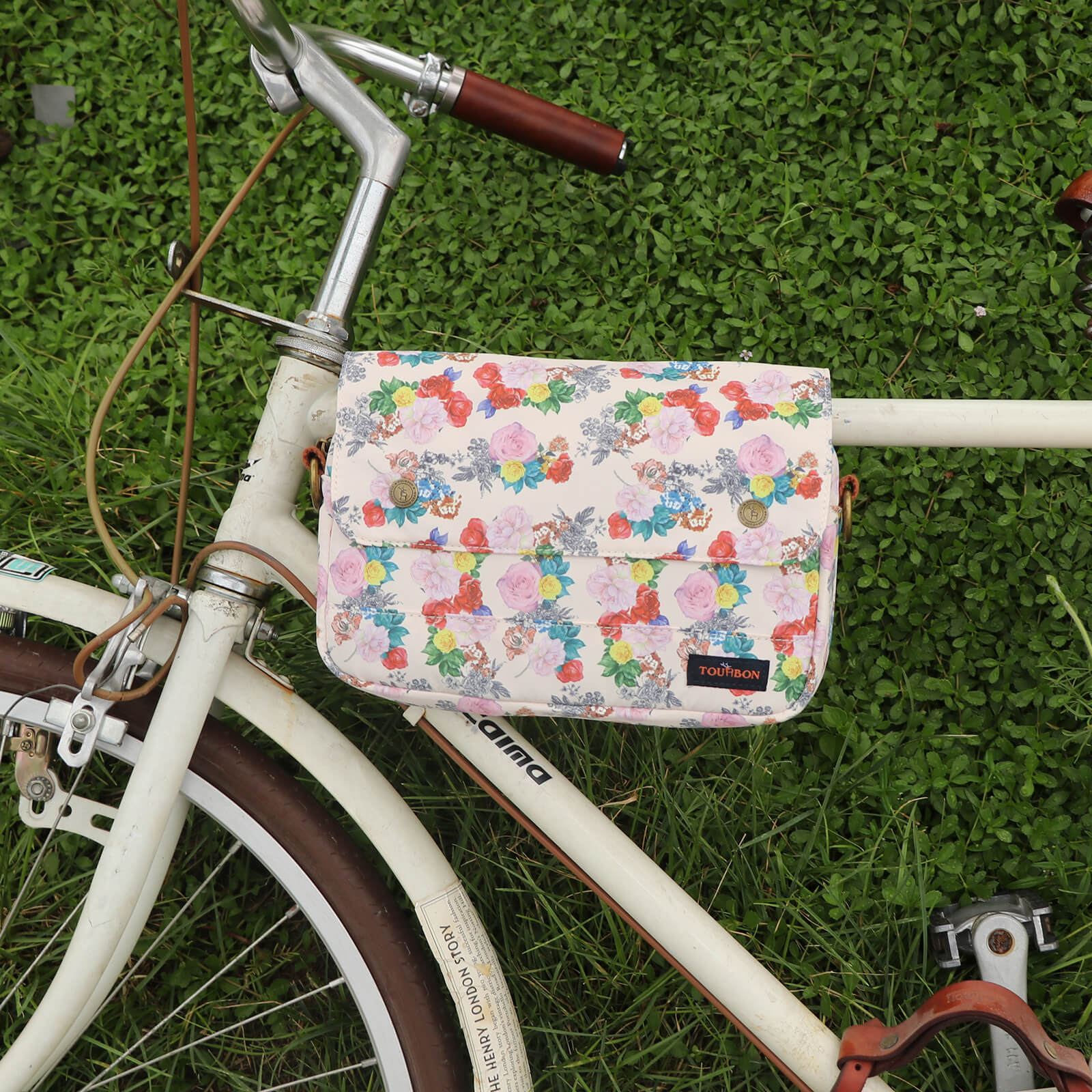 Tourbon Front Handlebar Bike Bag Cycling Frame Pouch