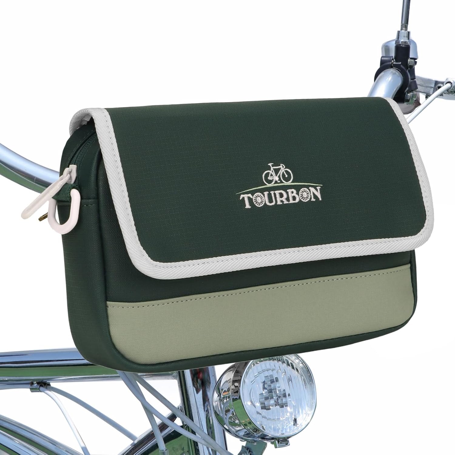 TOURBON Nylon Bike Panniers Bicycle Handlebar Bag