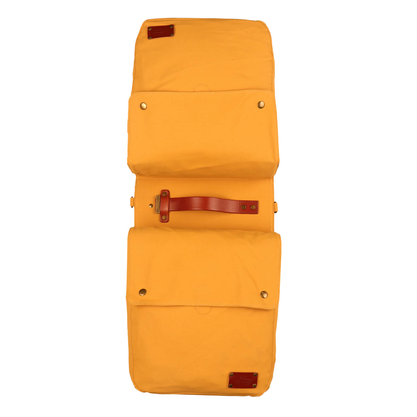 TOURBON Canvas Cycling Bicycle Bike Pannier Rear Seat Bag