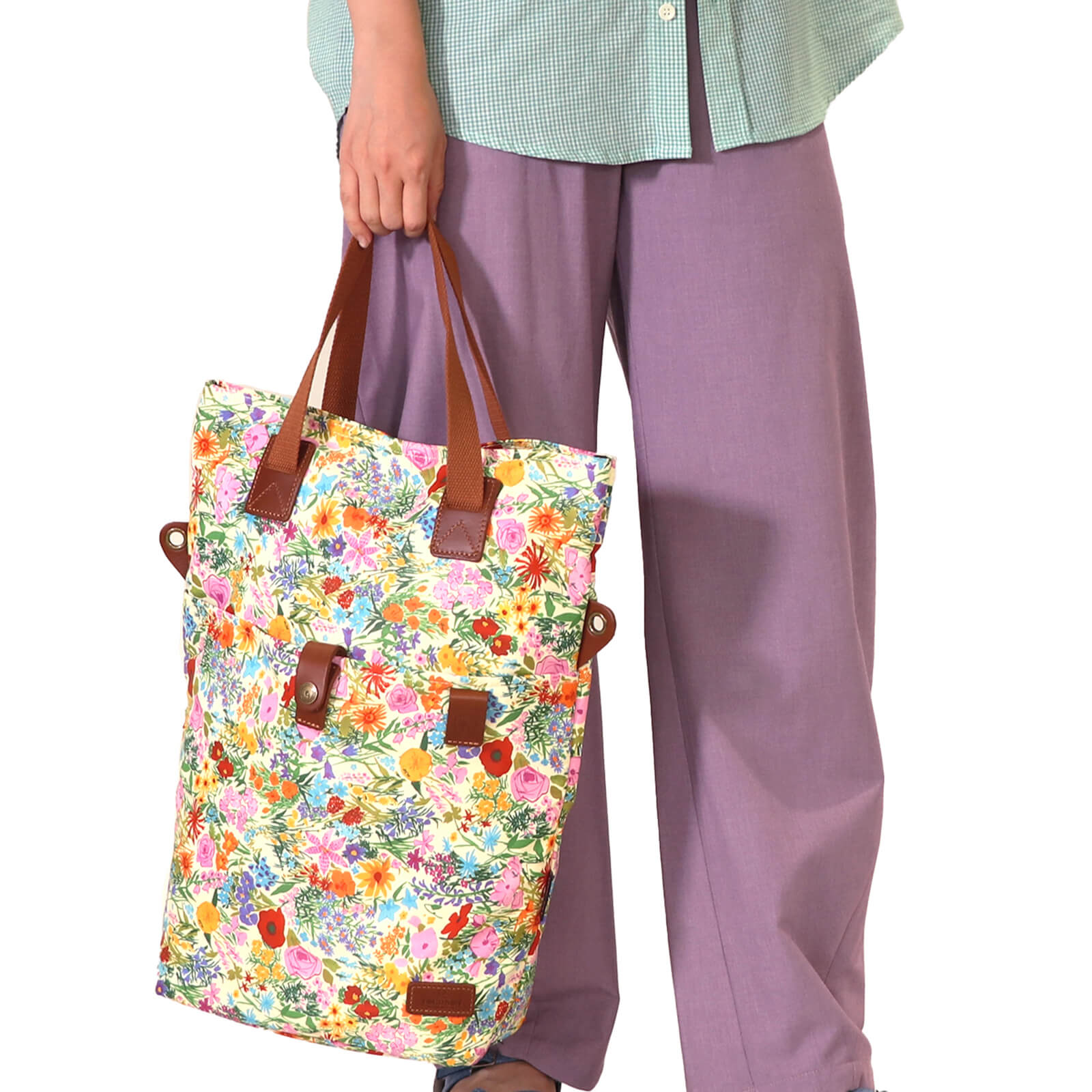 TOURBON Canvas Waterproof Bike Bicycle Rear Pannier Bag