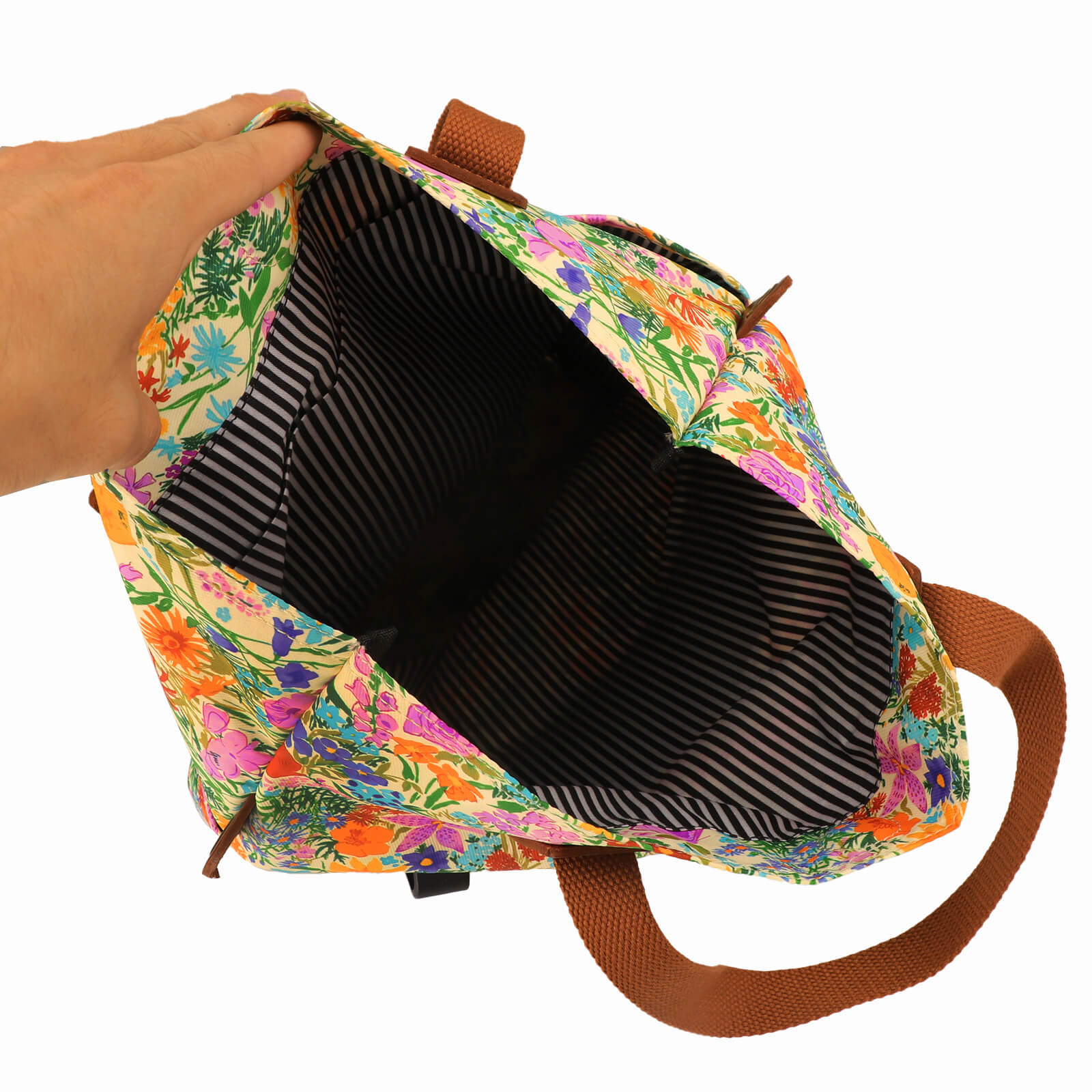 TOURBON Canvas Waterproof Bike Bicycle Rear Pannier Bag