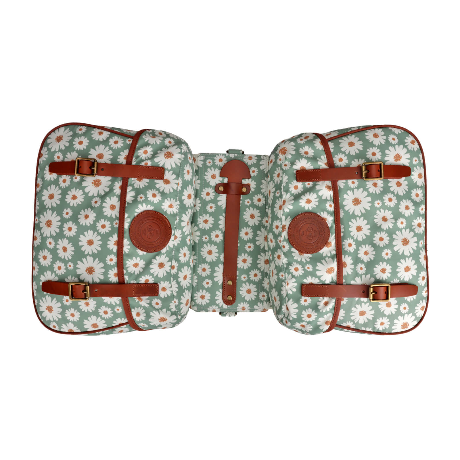 TOURBON Waterproof Canvas Bicycle Double Panniers Bag 