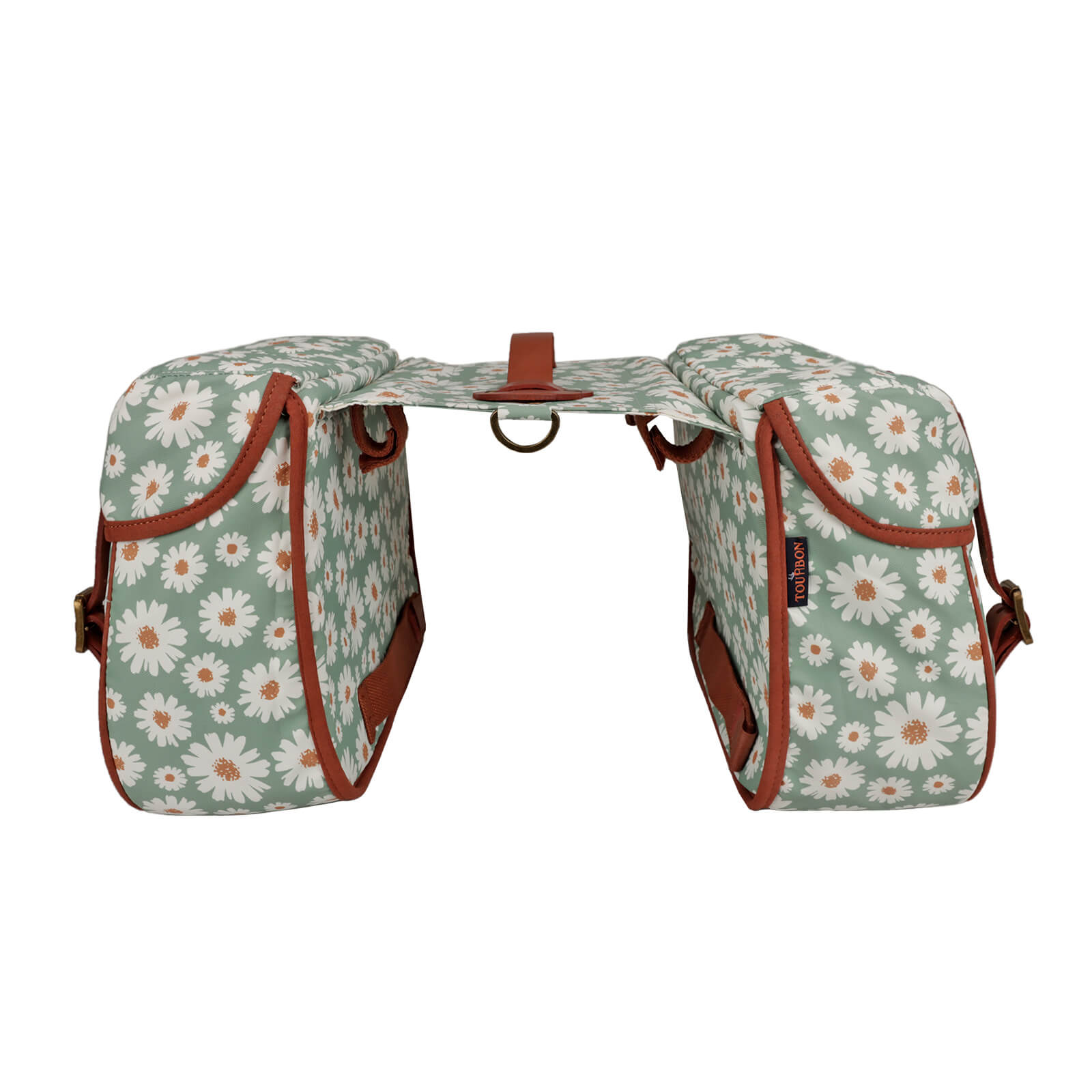 TOURBON Waterproof Canvas Bicycle Double Panniers Bag 