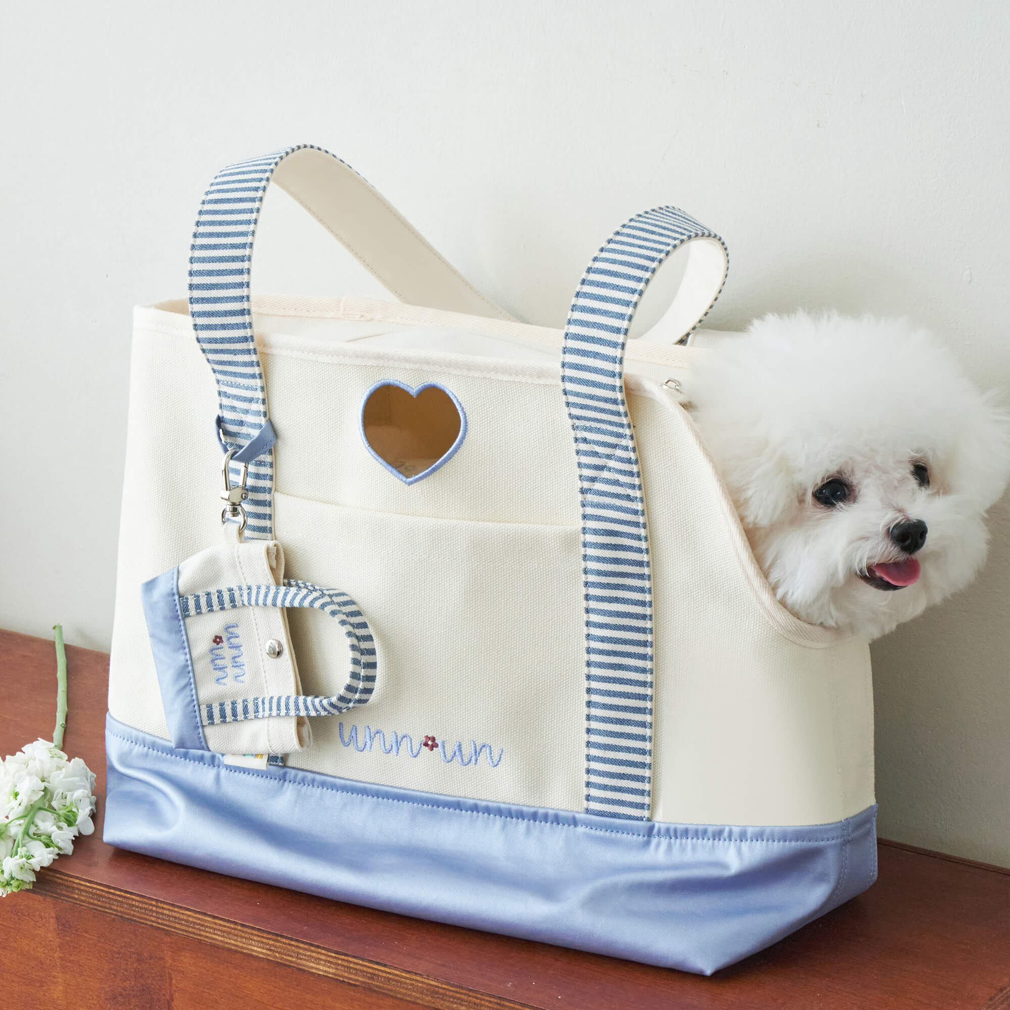 Canvas Pet Carrier Tote Bag for Small Dogs & Cats