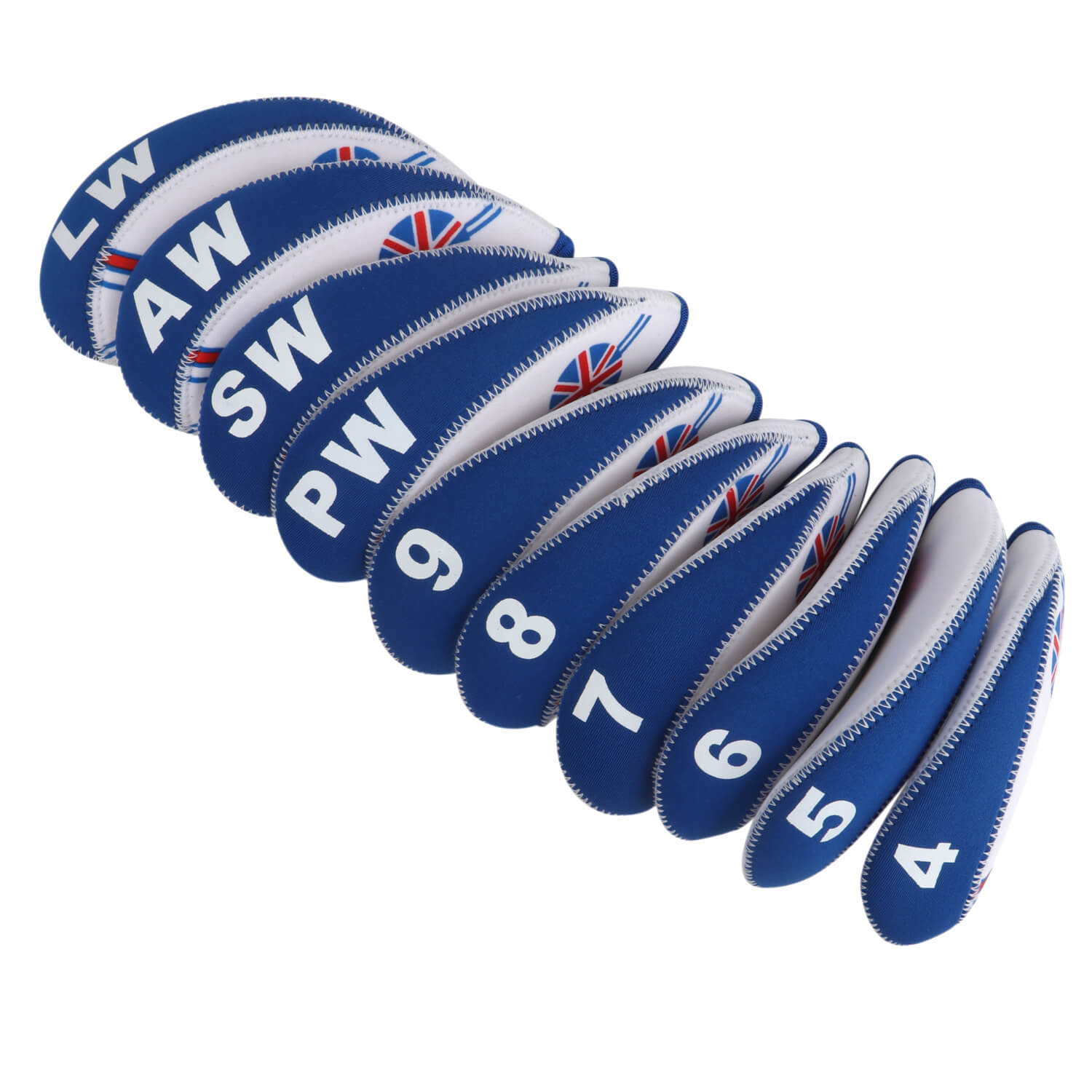 TOURBON Neoprene Golf Club Iron Head covers