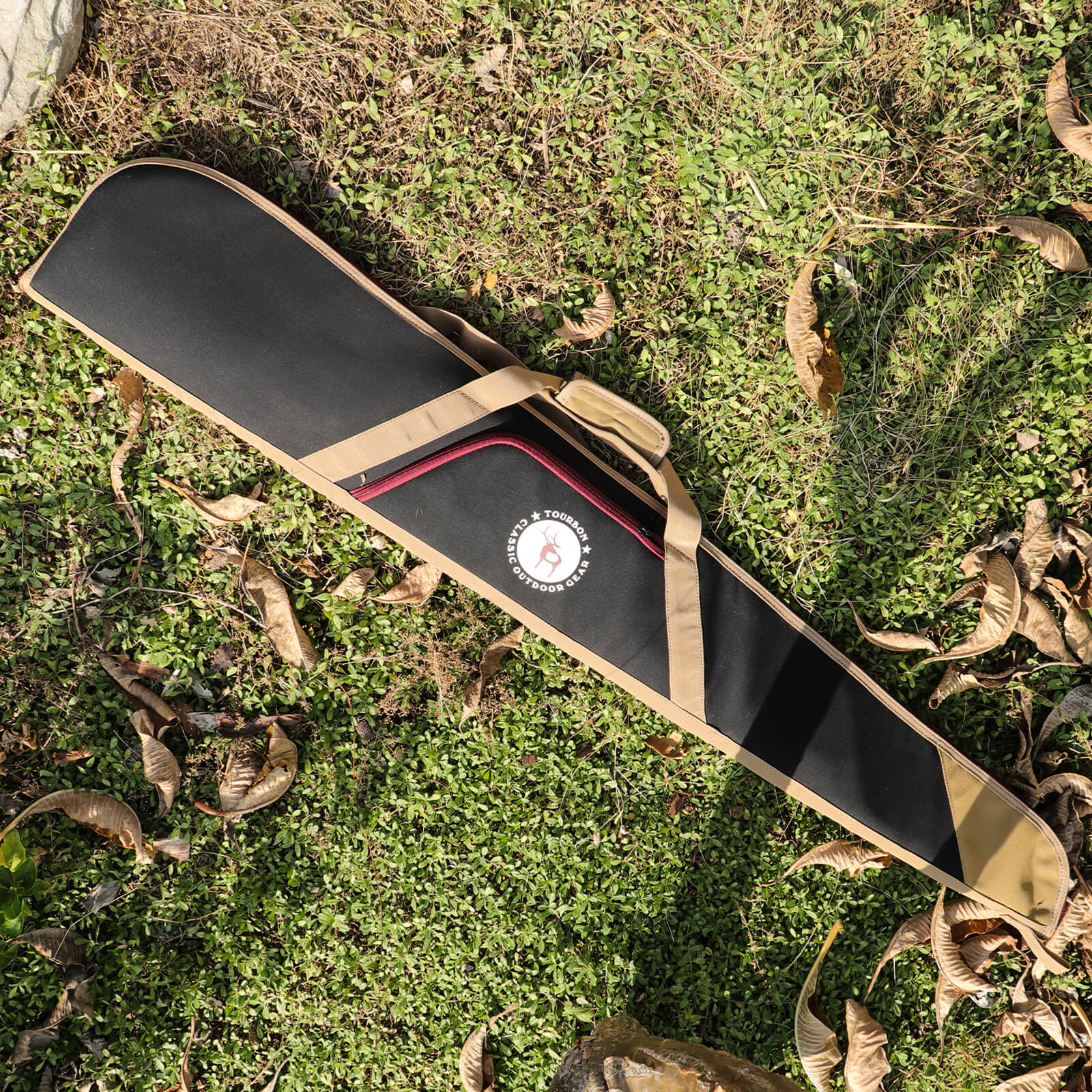 TOURBON Nylon Hutning Case Soft with Pocket Black