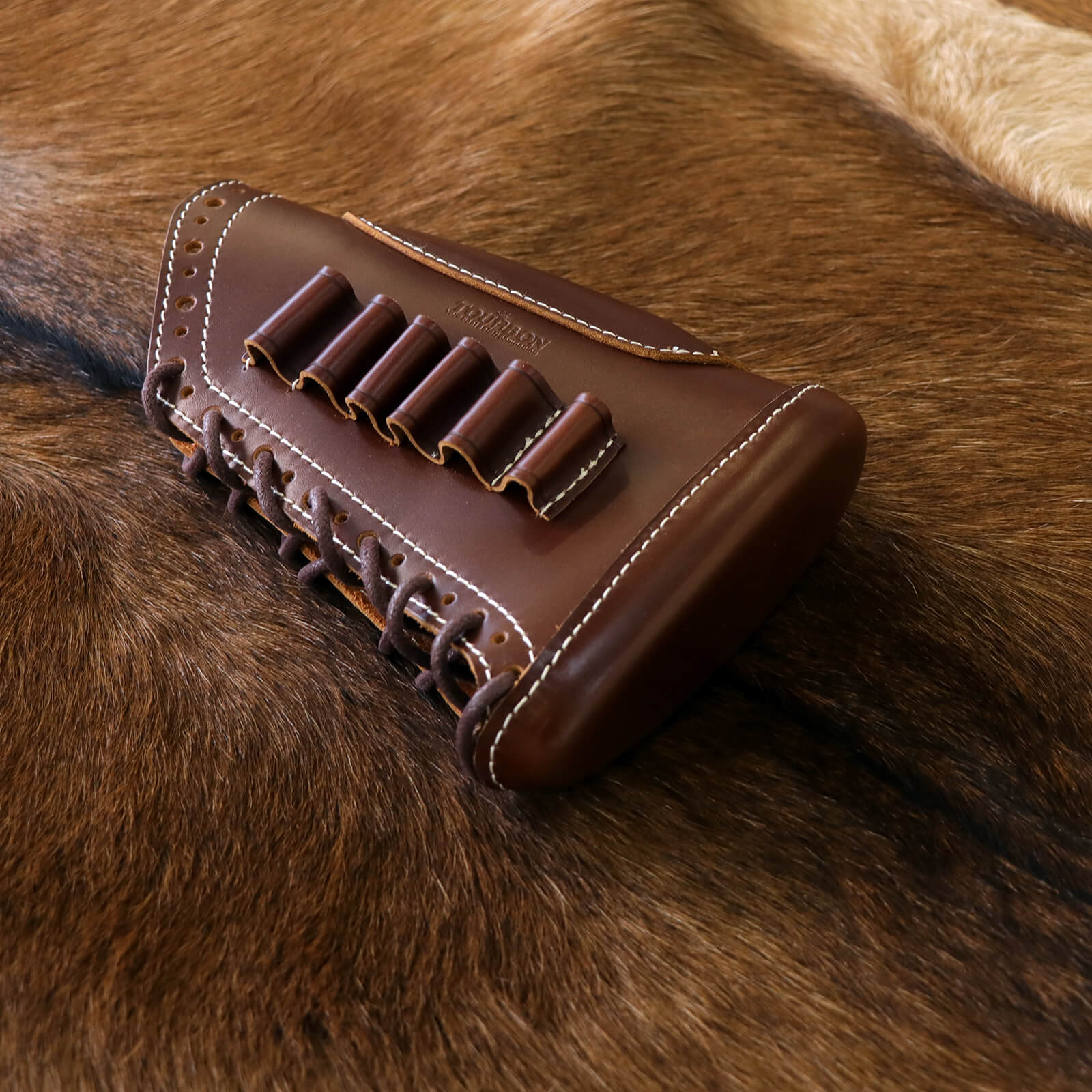 TOURBON Leather Shooting Slip on Recoil Pad