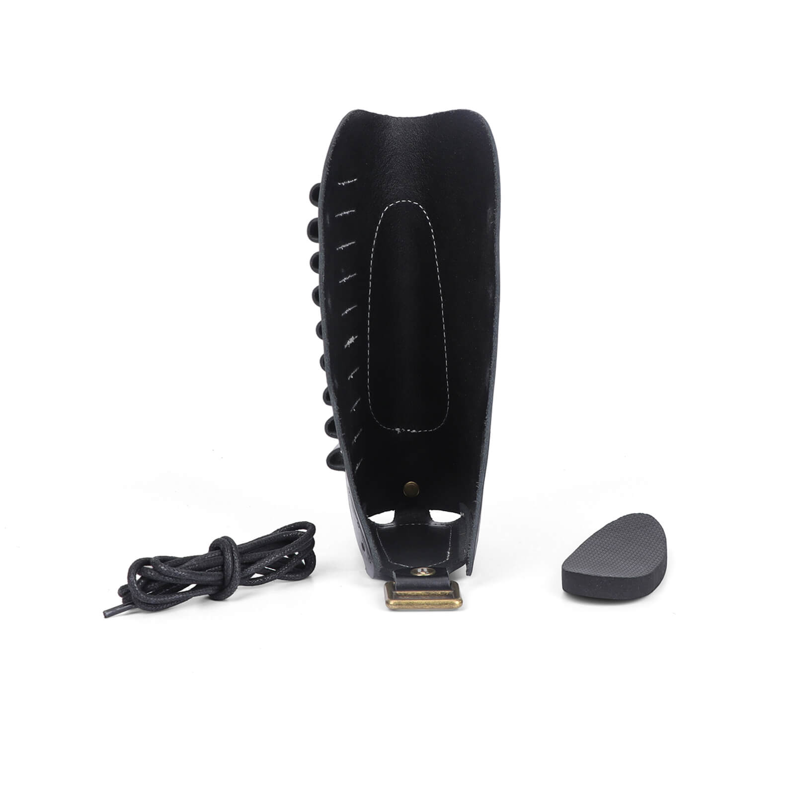 TOURBON Leather No Drill Cheek Rest Buttstock Recoil Pad