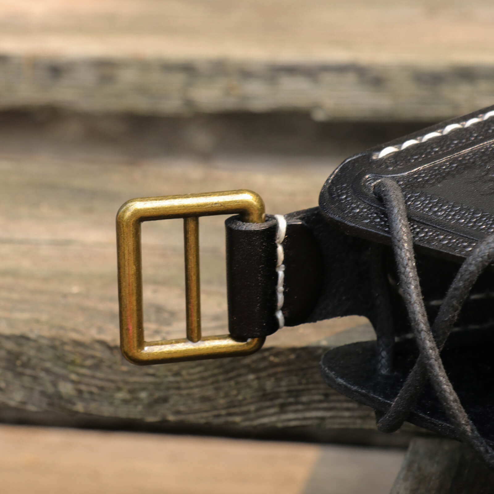 TOURBON Vintage Leather No Drill Cheek Rest Buttstock Protective Pouch for Right