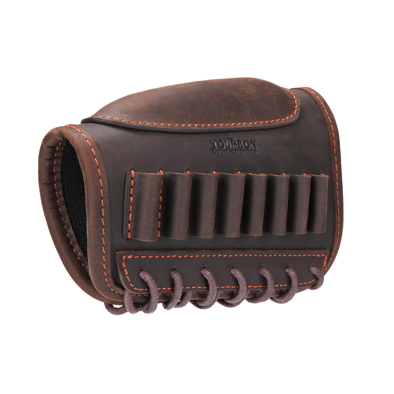 Tourbon Leather Buttstock Adjustable Cheek Rest Right Handed