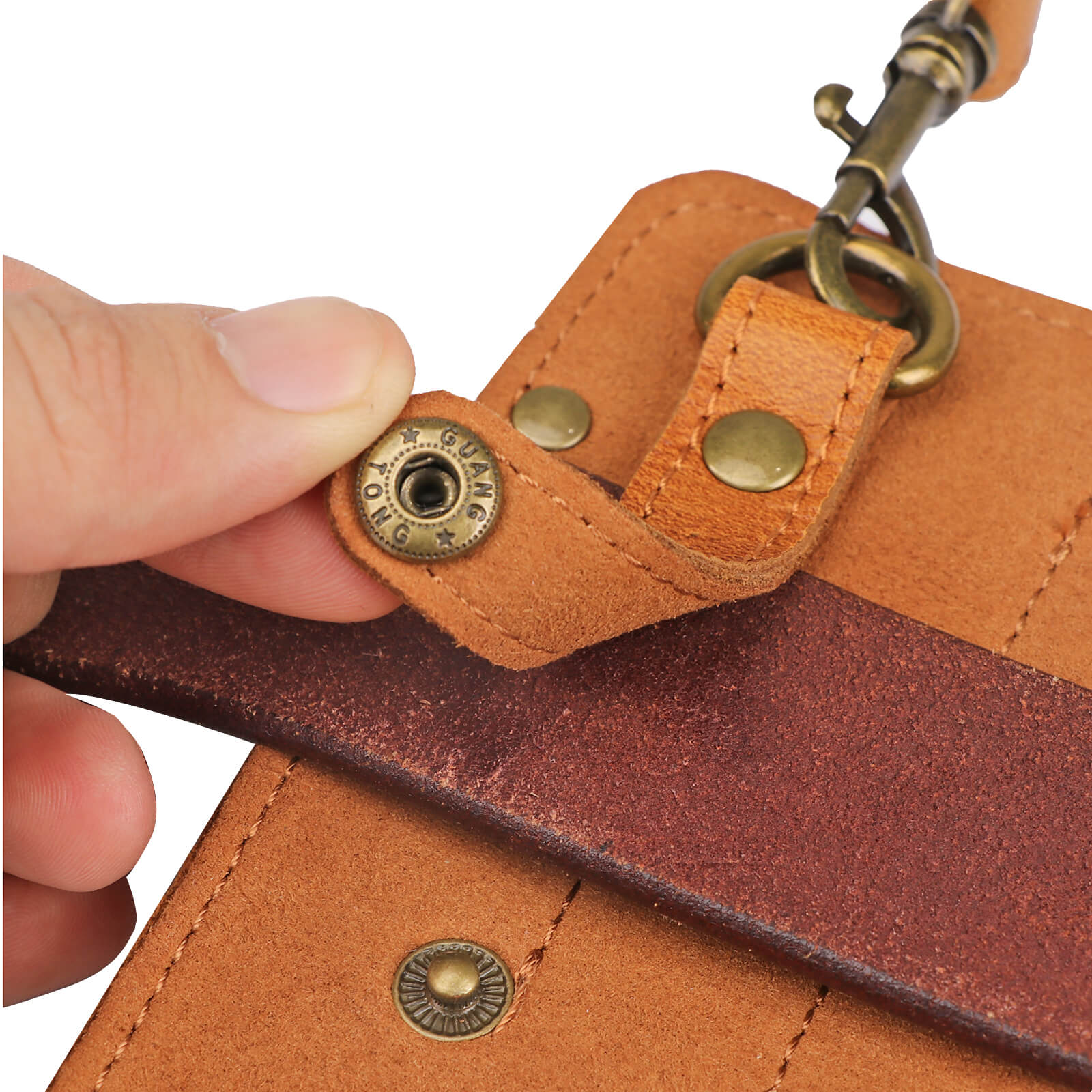 Tourbon Leather Florist Tool Waist Pouch Belt Garden Shoulder Crossbody Tools Bag