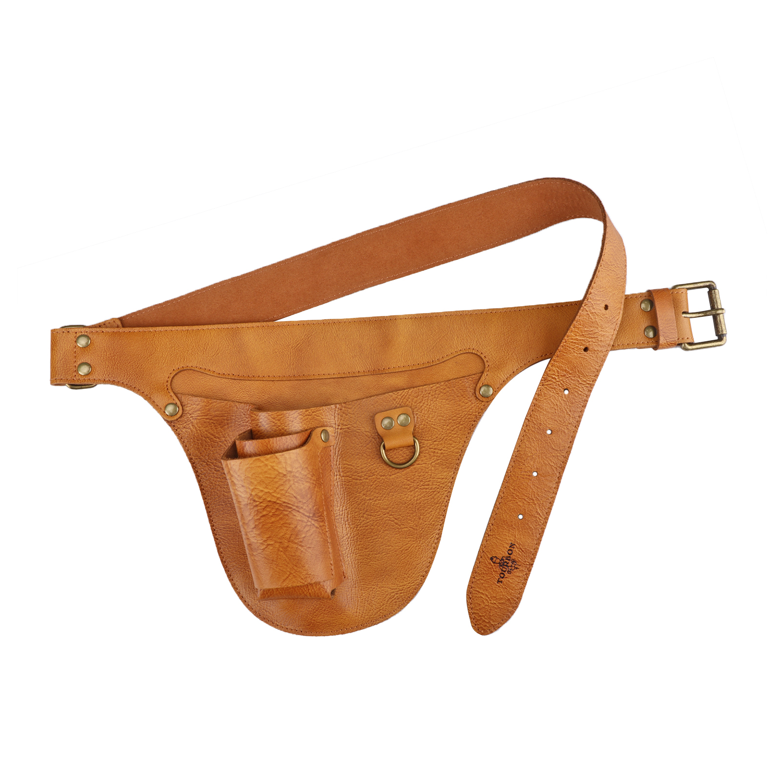 Tourbon Tool Belt Bag Gardener Farmer Leather Pouch 