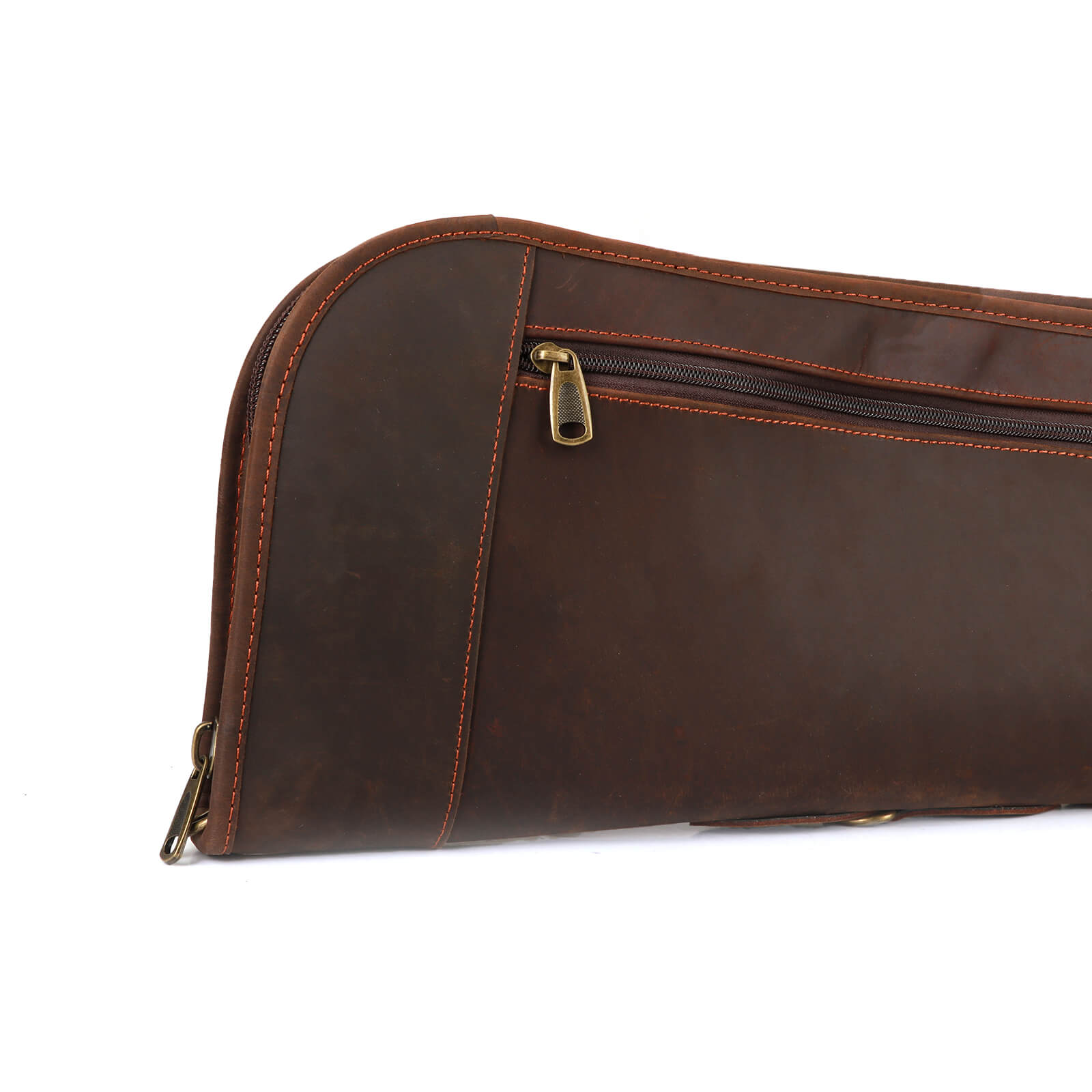 TOURBON Vintage Genuine Leather Hunting Bag