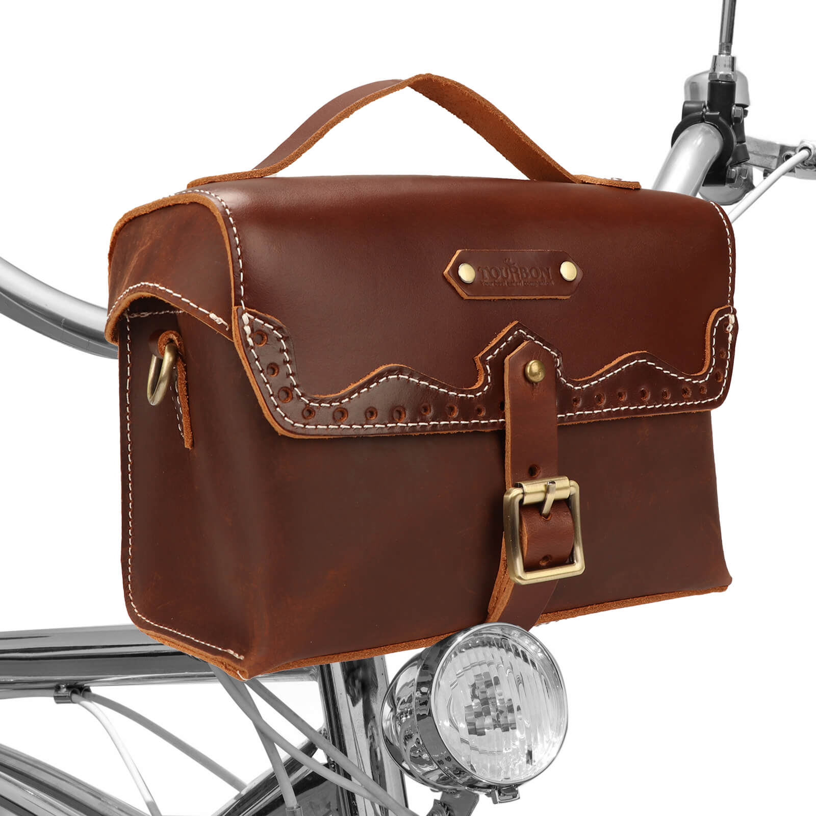 Leather bike hot sale bags motorcycle