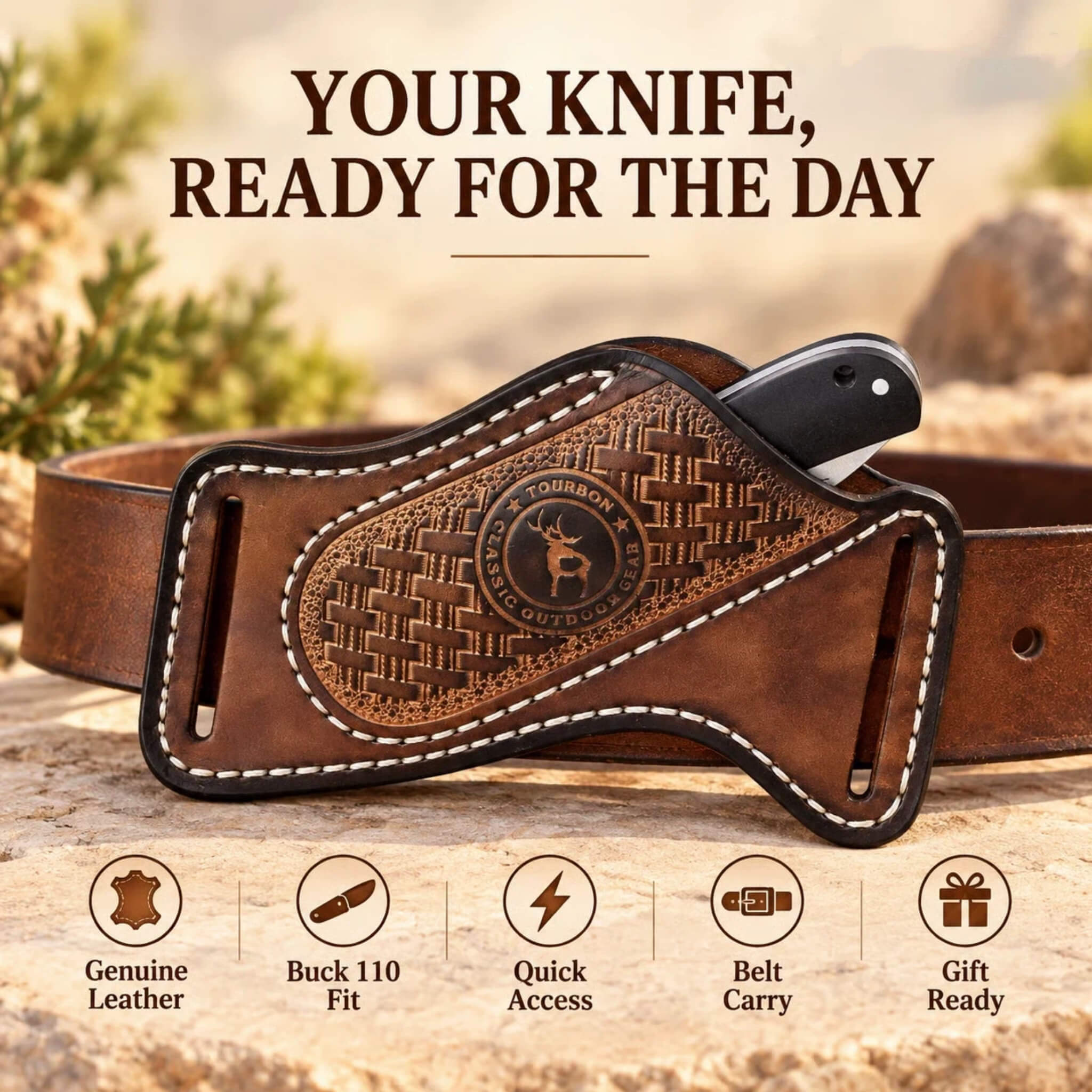leather knife sheath