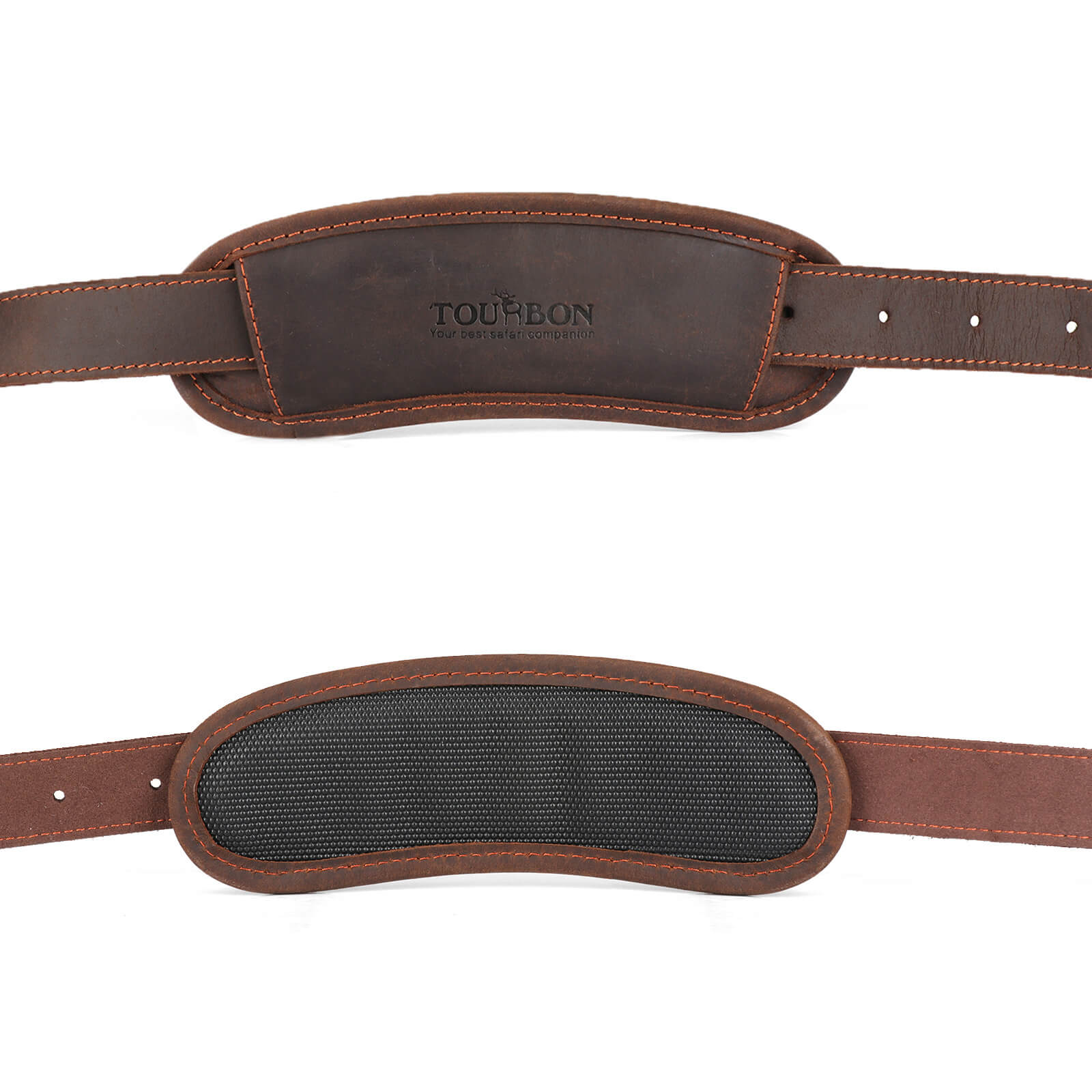 TOURBON Vintage Genuine Leather Hunting Bag