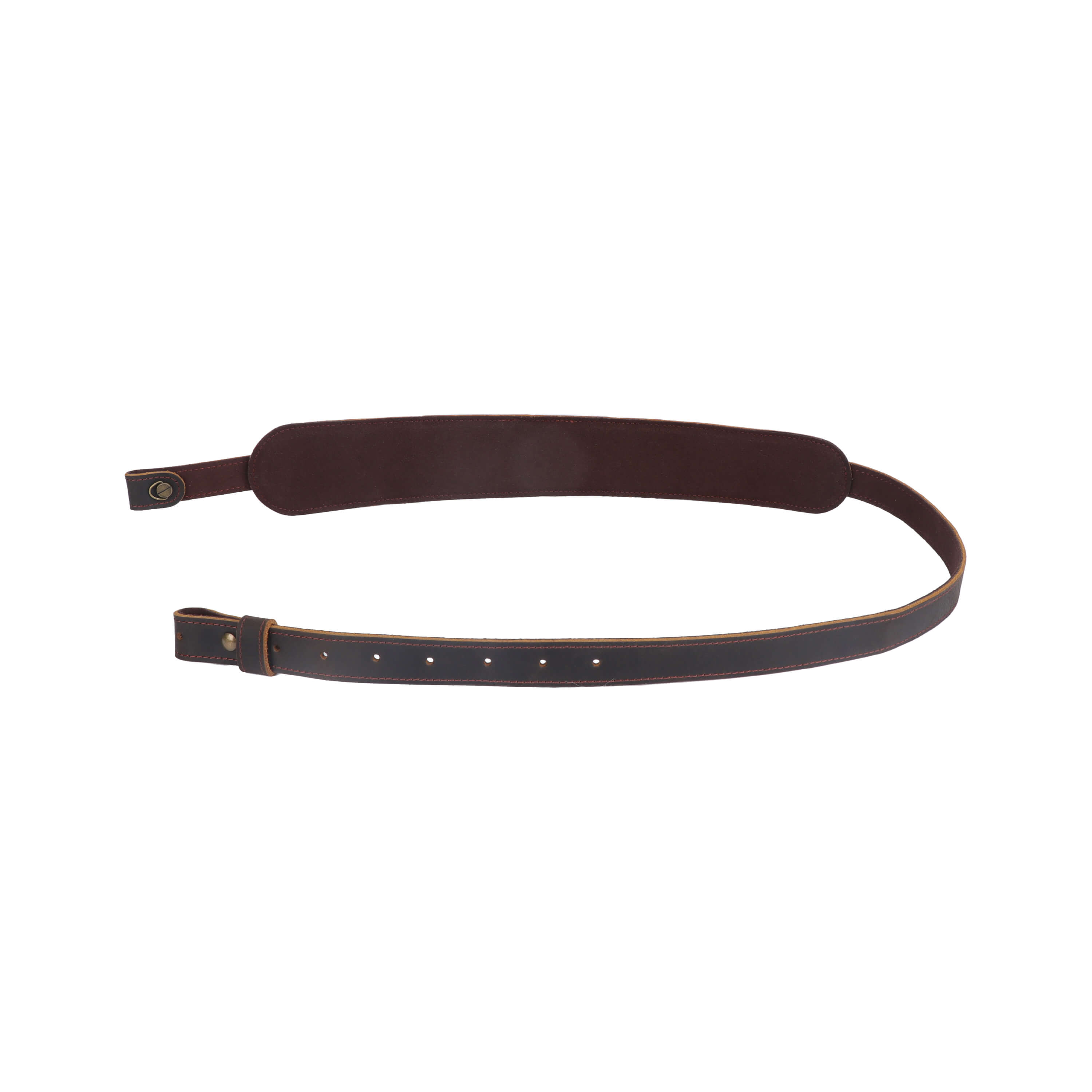 TOURBON Leather Hunting Sling Adjustable Wide Shoulder Pad 43"