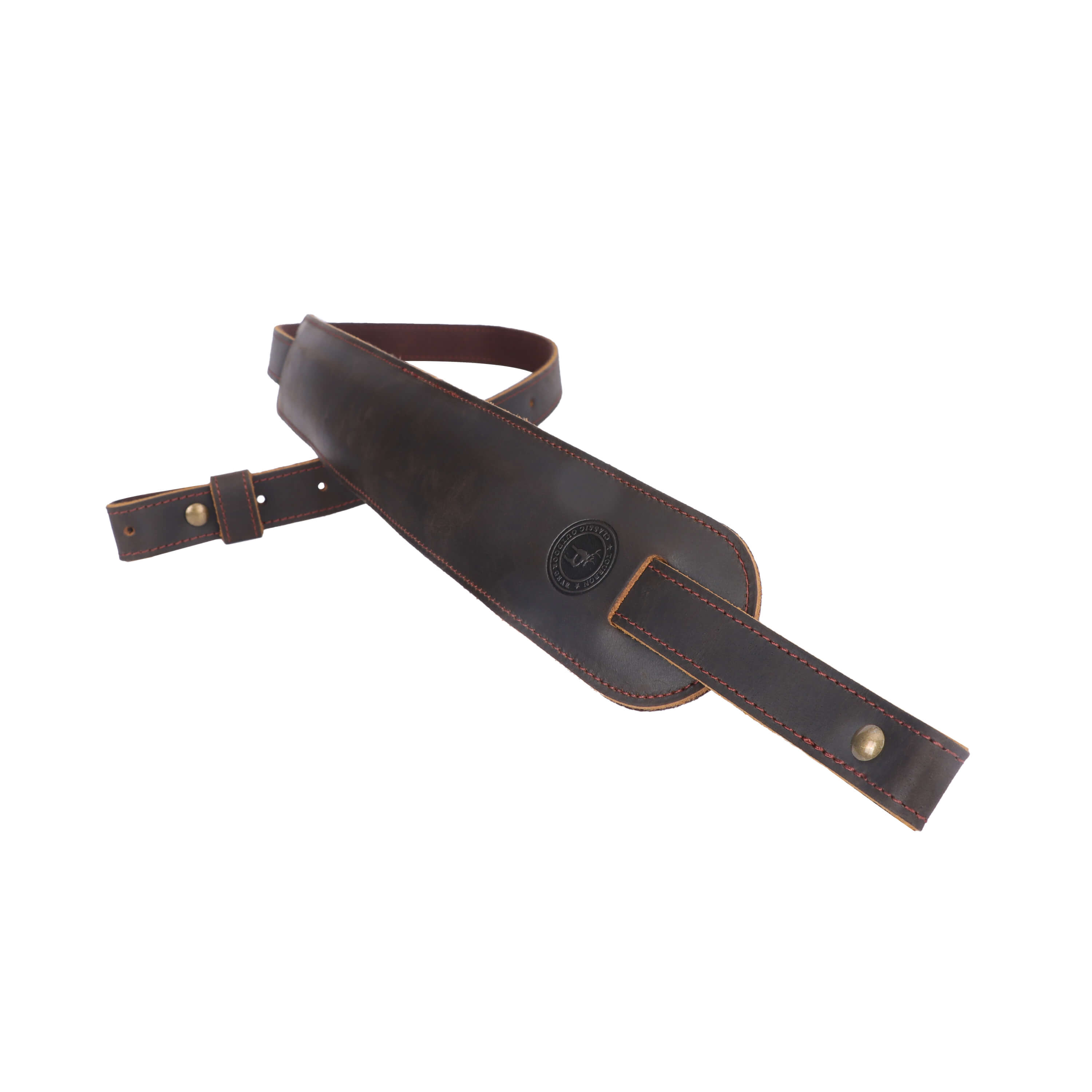 TOURBON Leather Hunting Sling Adjustable Wide Shoulder Pad 43"