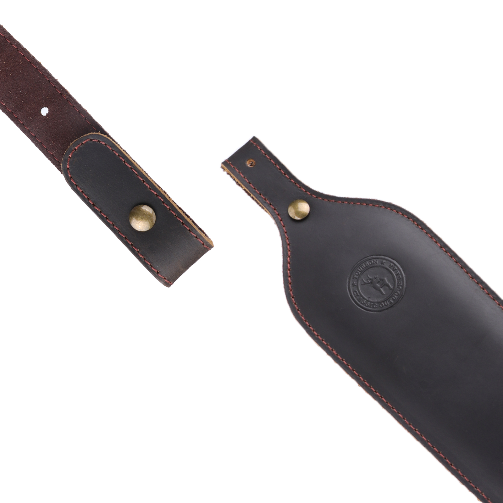 TOURBON Leather Adjustable Hunting Sling for 12GA
