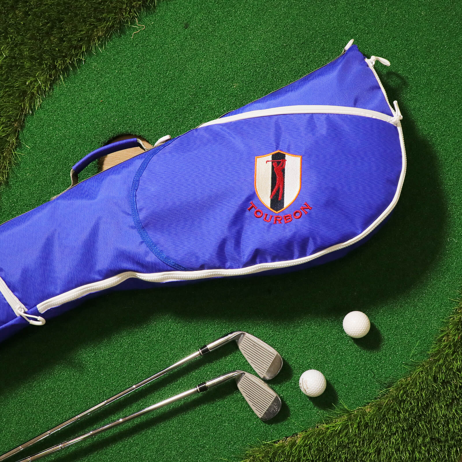 TOURBON Lightweight Golf Sunday Bag for Men Women