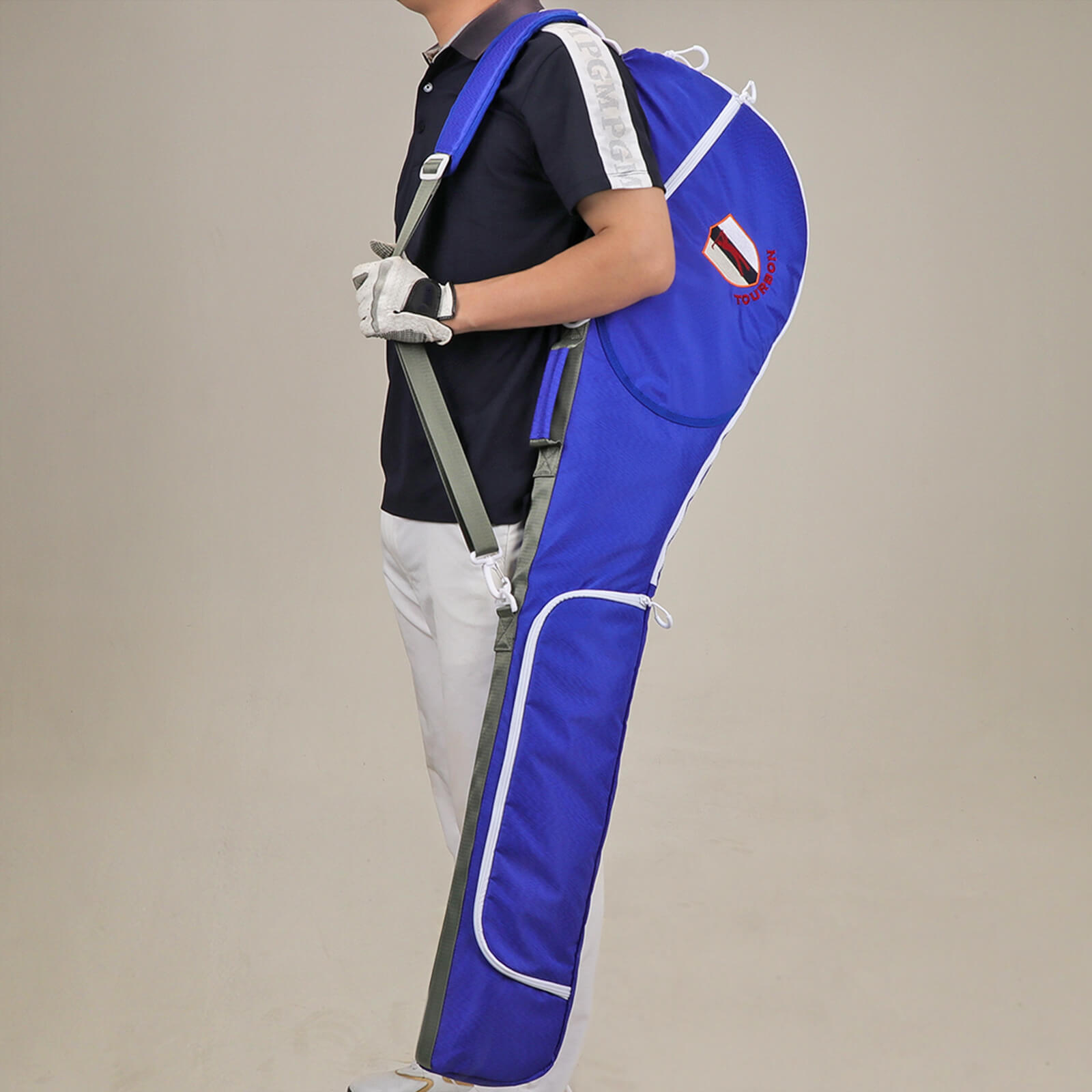 TOURBON Lightweight Golf Sunday Bag for Men Women