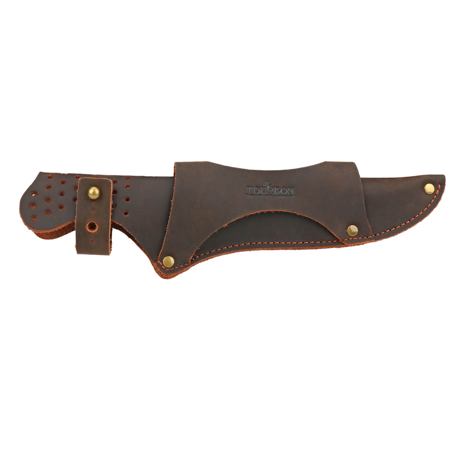 Tourbon Leather Knife Sheath with Belt Loop for Horizontal Vertical Carry