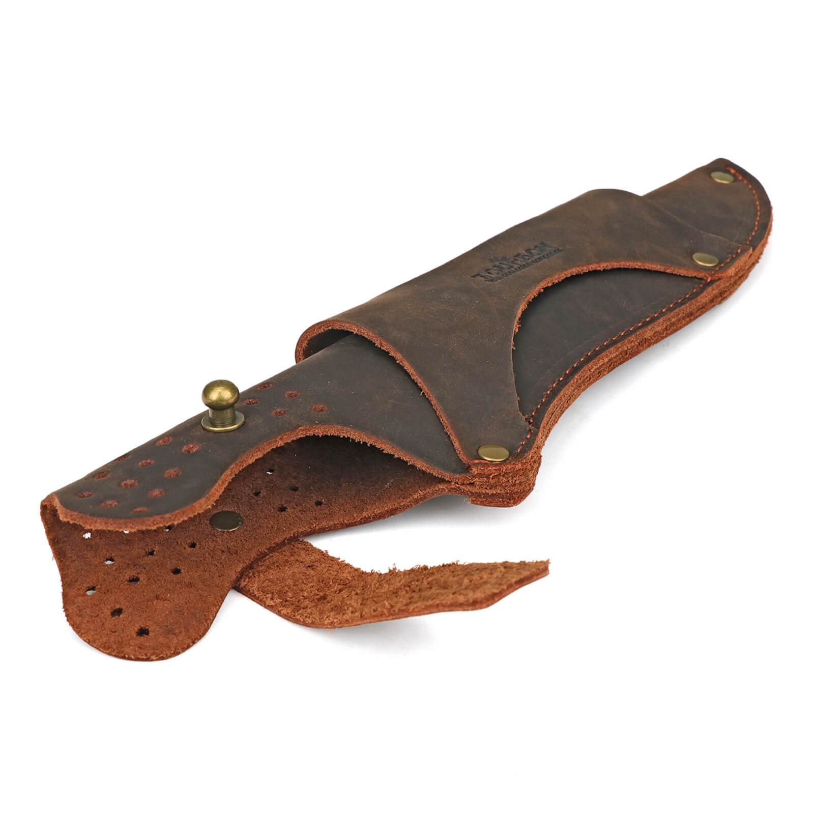 Tourbon Leather Knife Sheath with Belt Loop for Horizontal Vertical Carry
