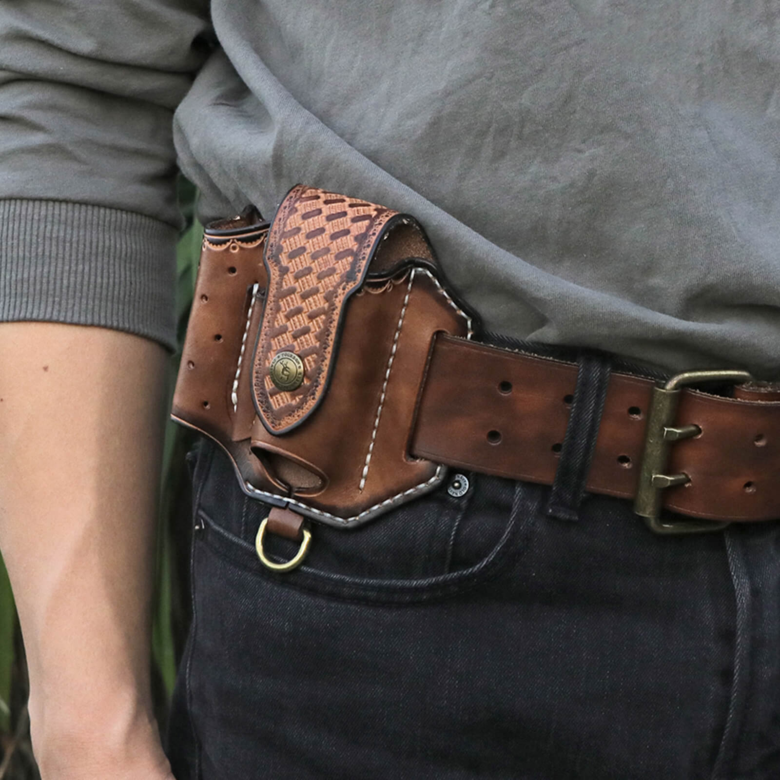 Tourbon EDC Pouch for Belt Multitool Sheath Flashlight Holster Carrier