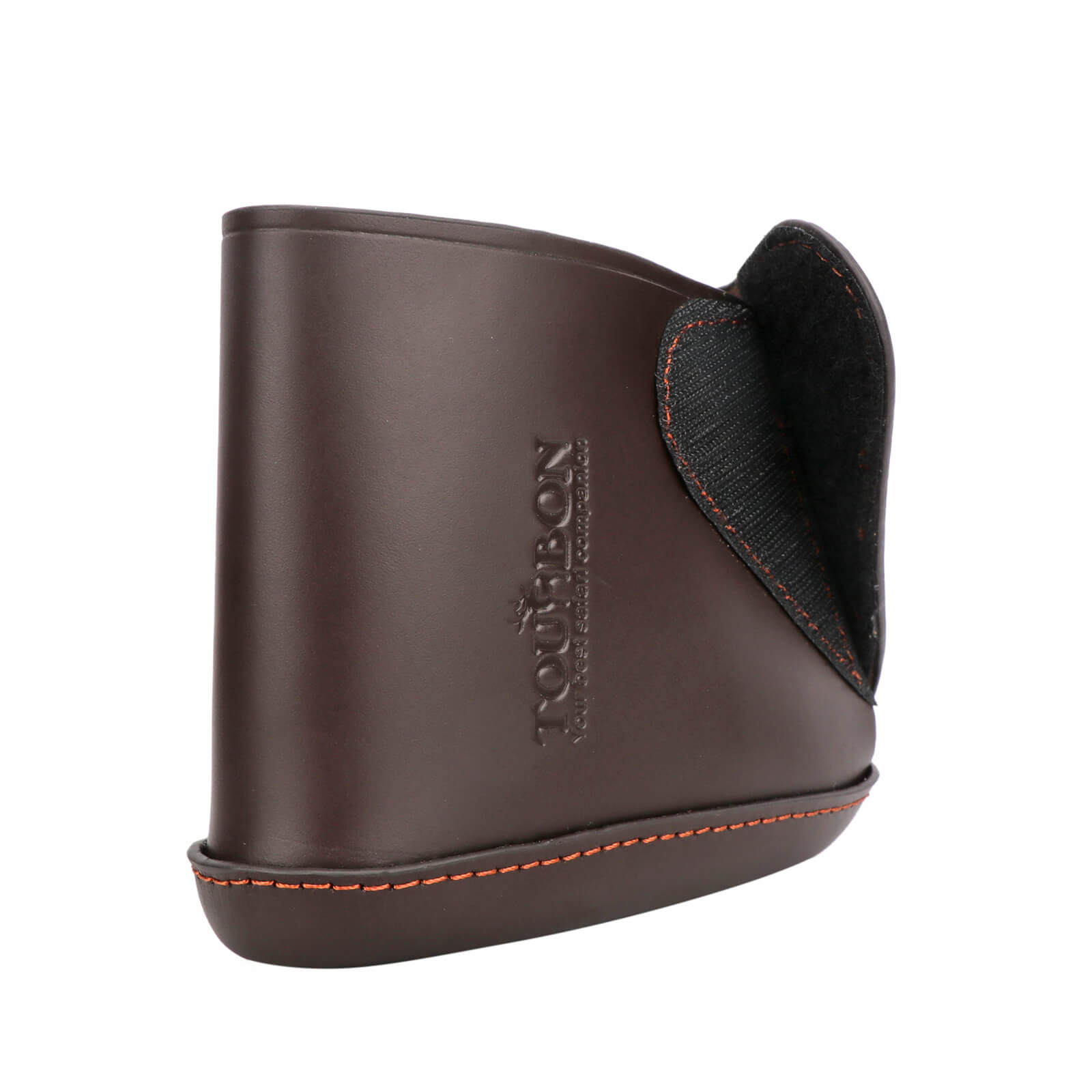 TOURBON Vintage Leather Buttstock Extension Slip On Recoil Pad