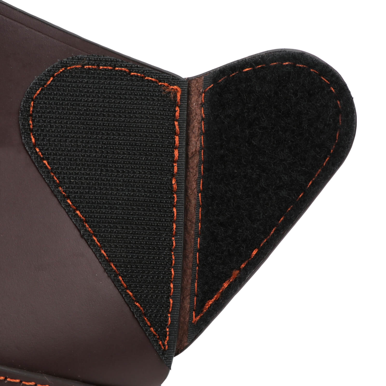 TOURBON Vintage Leather Buttstock Extension Slip On Recoil Pad