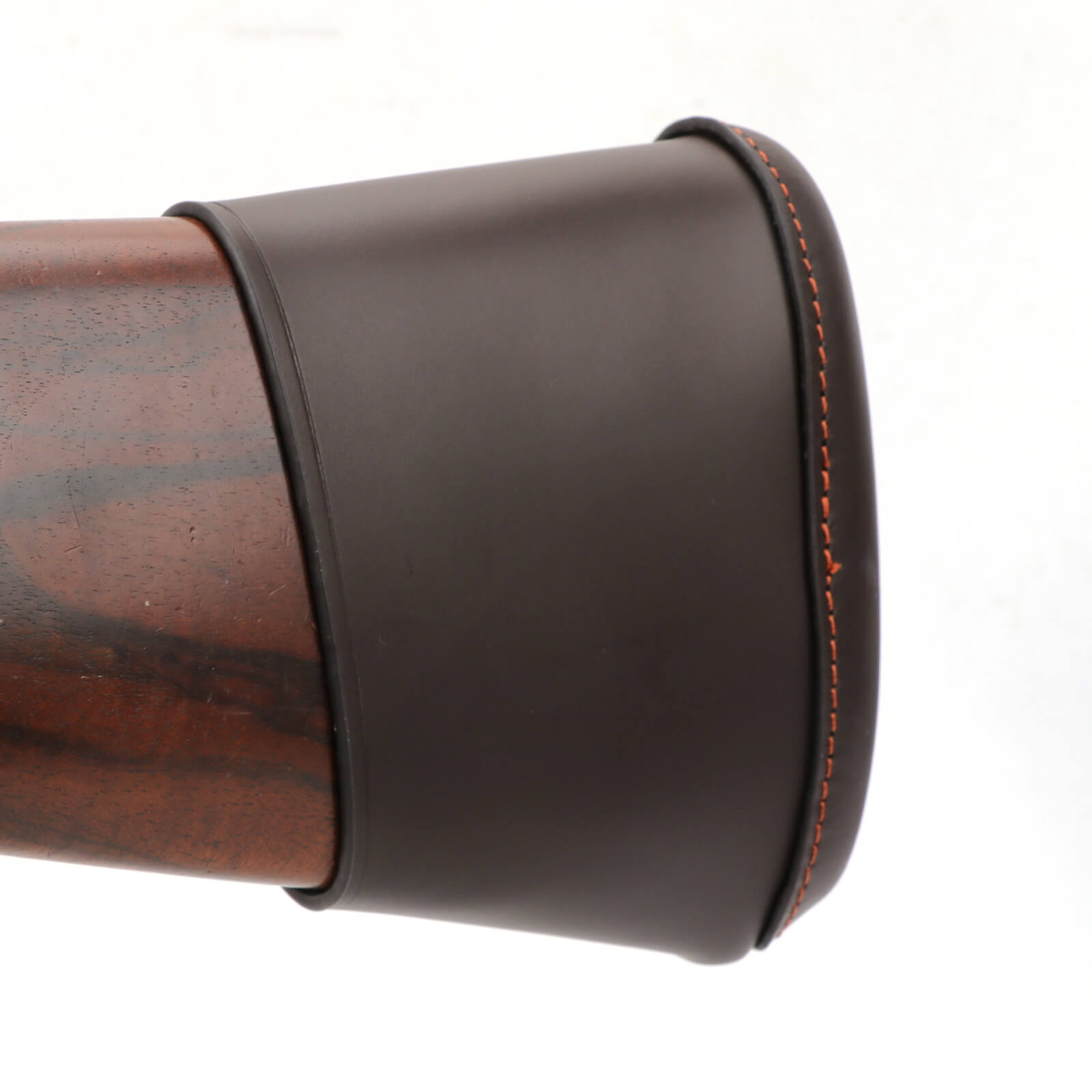 TOURBON Vintage Leather Buttstock Extension Slip On Recoil Pad