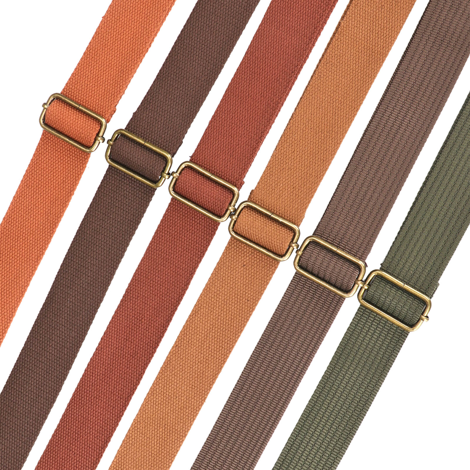 TOURBON Hunting Sling 1.5" Cotton Webbing and Genuine Leather(Randomly Color)