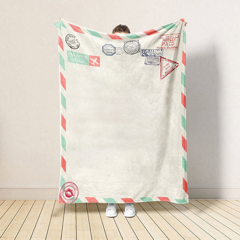 TO MY DAUGHTER COZY PLUSH POSTCARD BLANKET