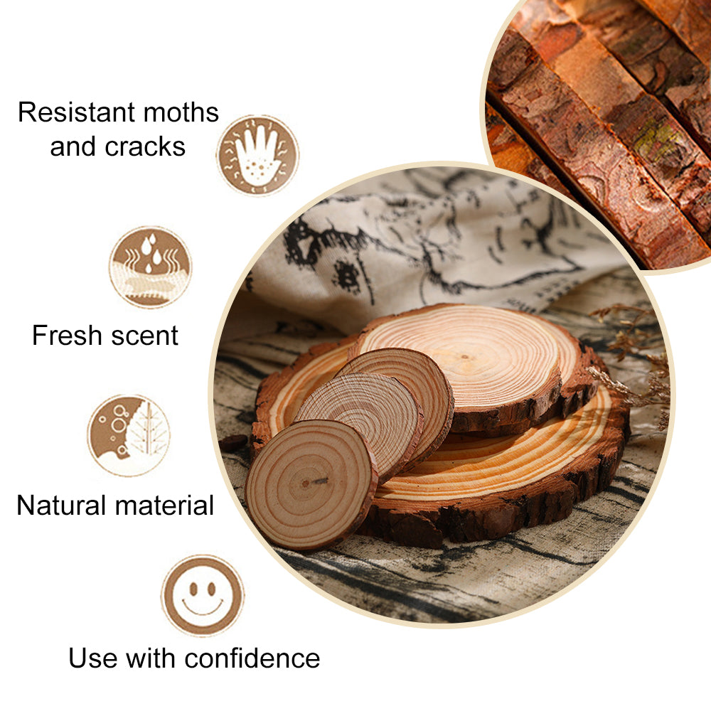 50%OFF ⭐️ Custom Natural Wood Slice With Photo And Engraved Text